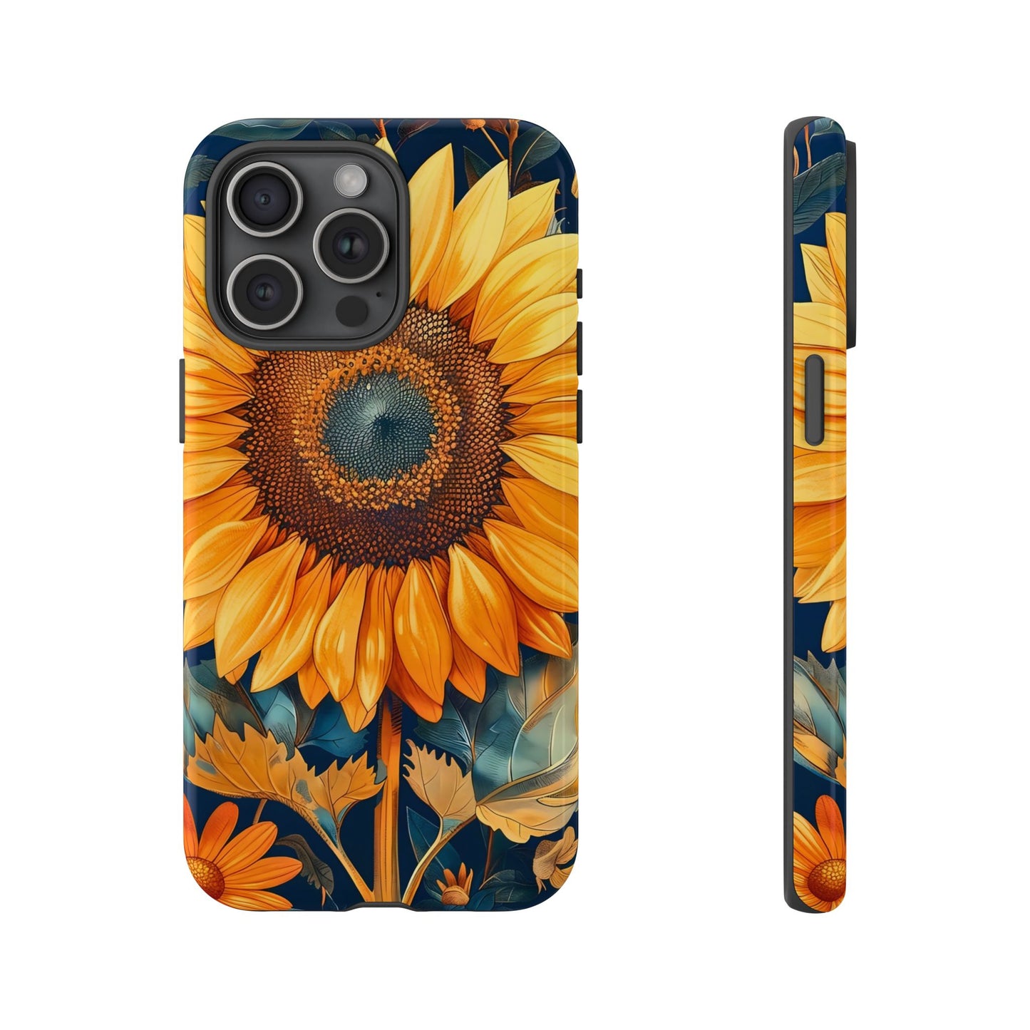 Sunflower Phone Case - Floral Design for Nature Lovers, Cute Spring Accessory, Gift for Her, Eco-Friendly Cover