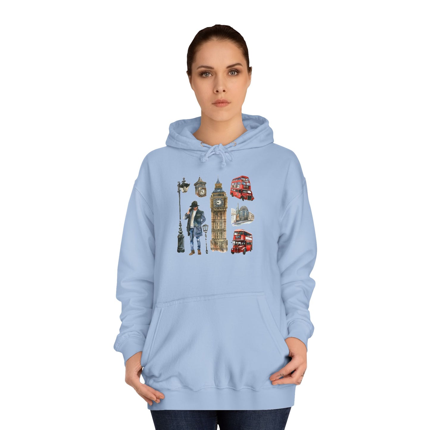 Unisex College Hoodie - Heritage Collection - Vintage England Icons