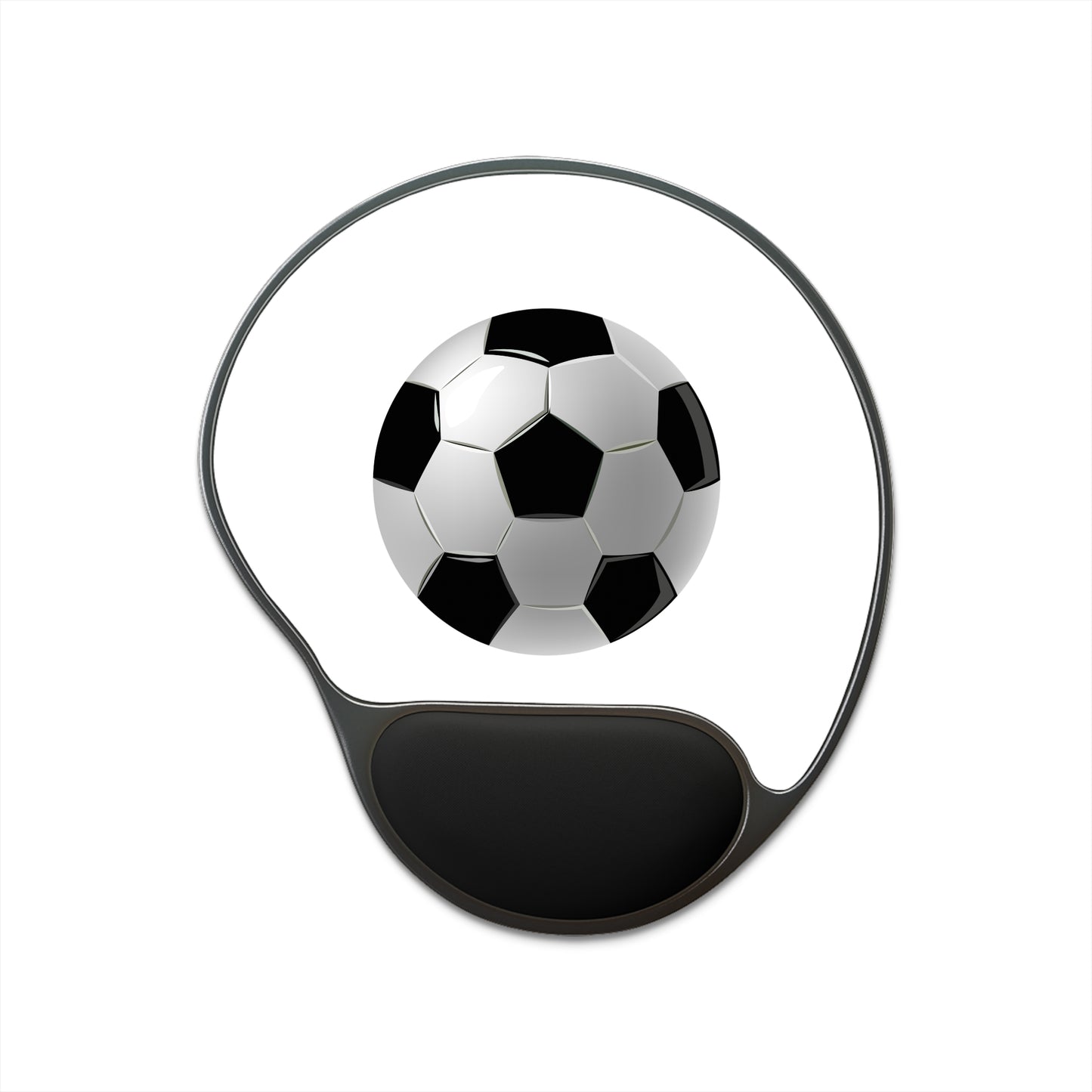 Soccer Themed Mouse Pad With Wrist Rest, Comfortable Mouse Mat for Gamers and Soccer Lovers, Office Gift, Sports Decor, Ergonomic Design