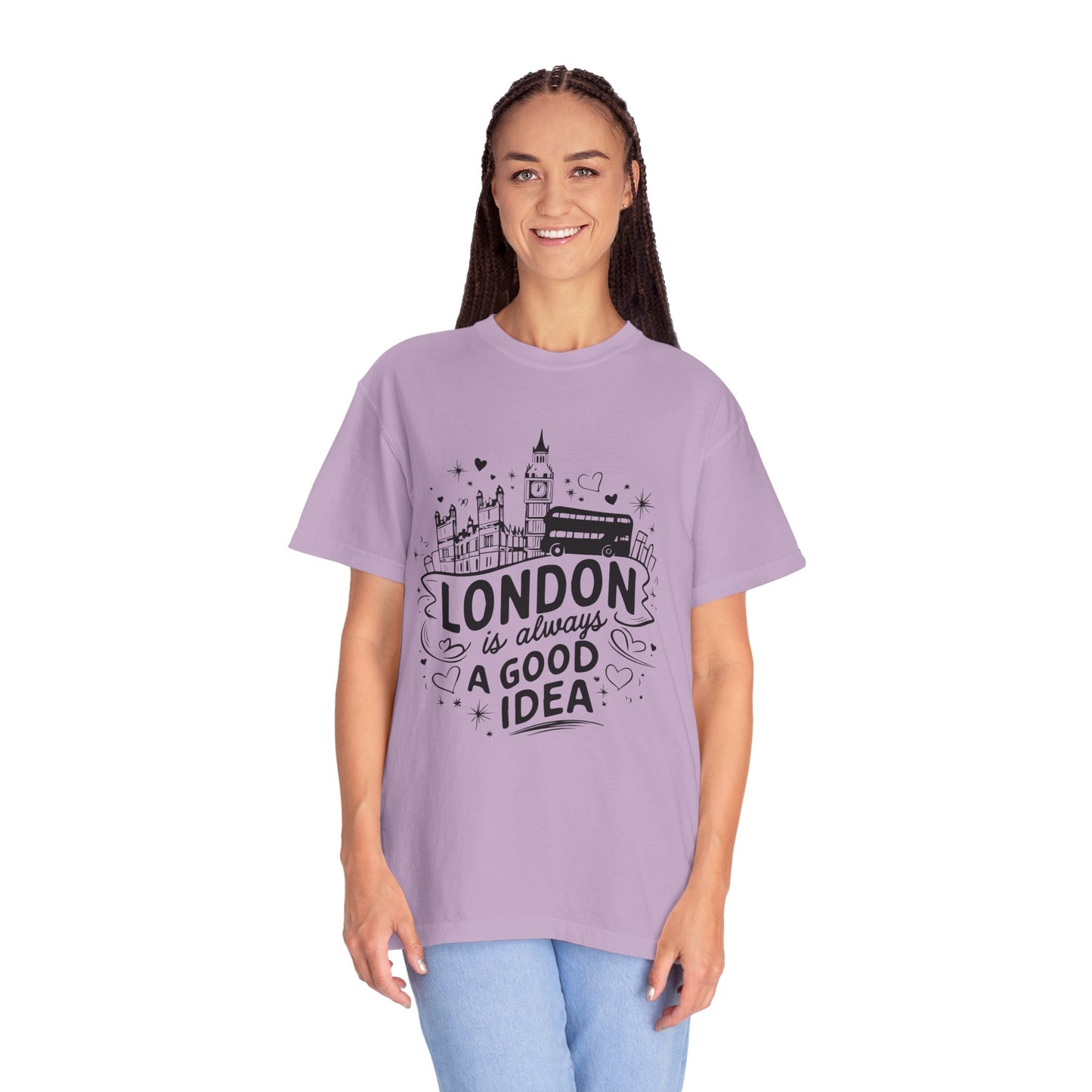 Unisex Garment-Dyed T-shirt - London is Always a good idea