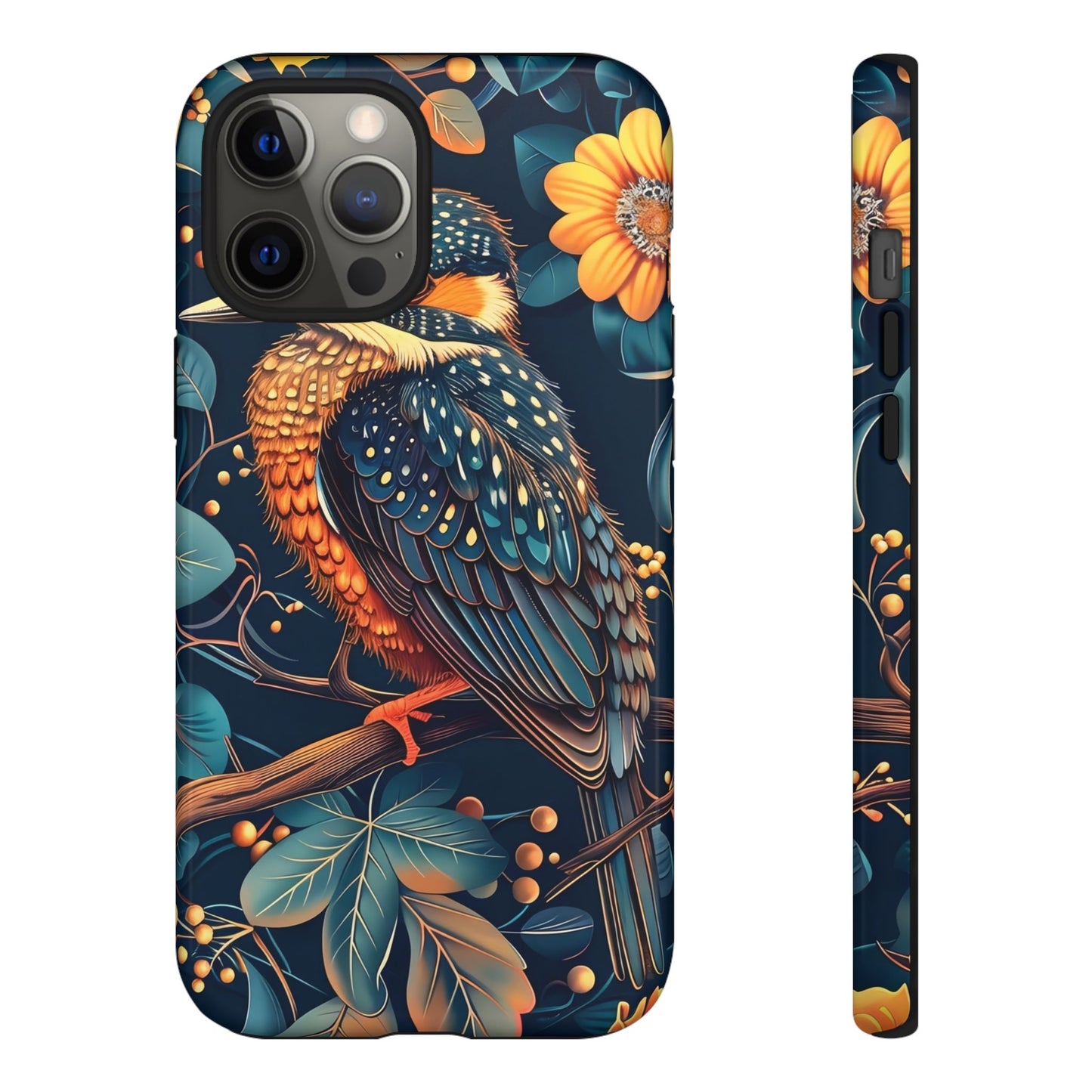 Nature-Inspired Phone Case | Artistic Bird Design | Tough Cases for Nature Lovers, Unique Gift, Eco-Friendly, Wildlife Decor
