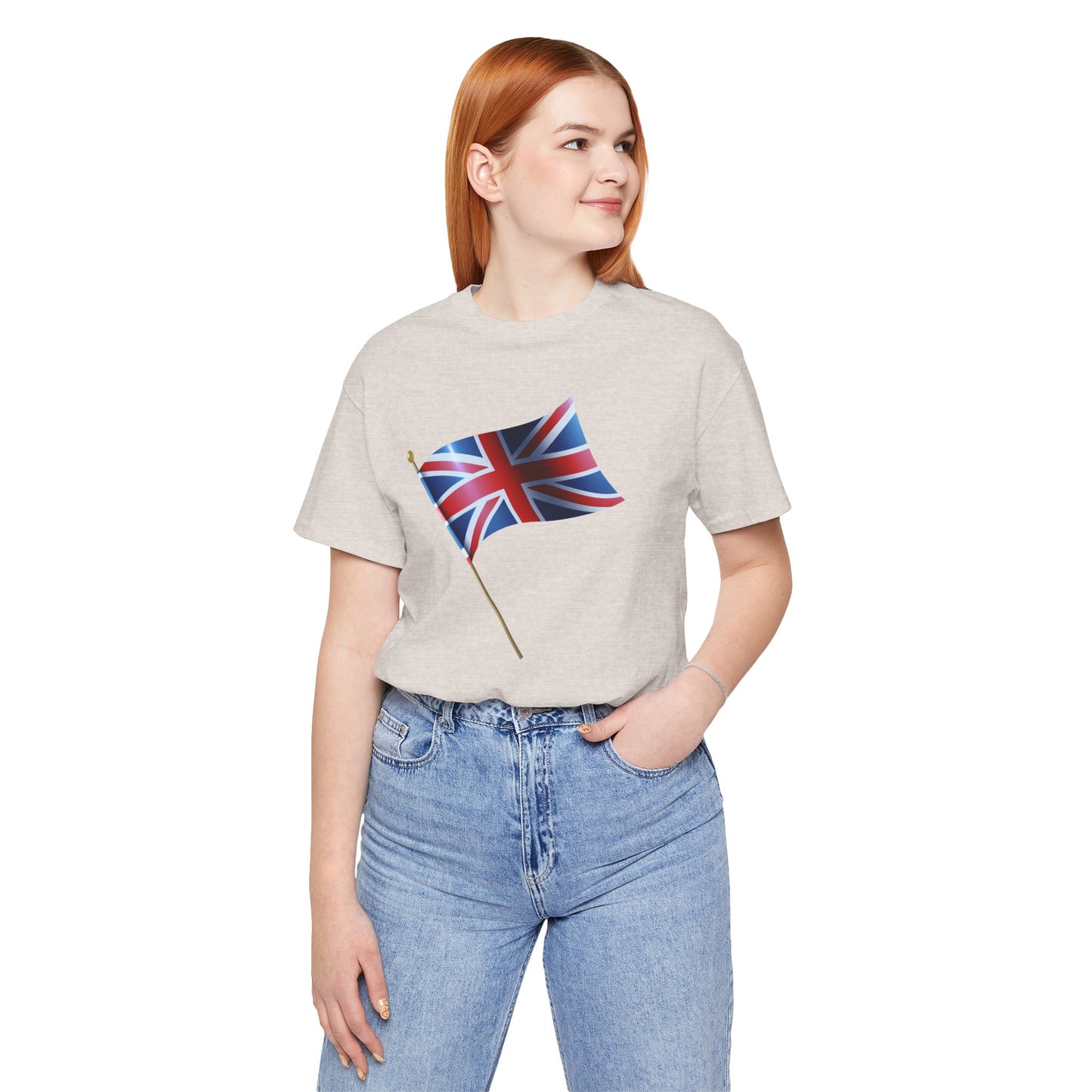 Unisex Jersey Short Sleeve Tee - Classic UK Flag Design - Union Jack Symbol