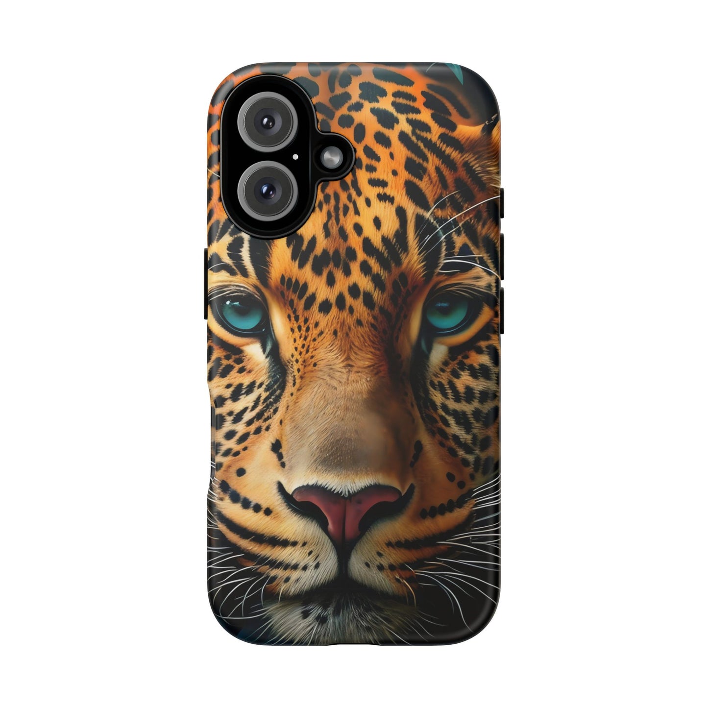Leopard Print Phone Case, Tough Cases for Animal Lovers, Unique Phone Cover Gift, Stylish Tech Accessory, Wild Animal Art