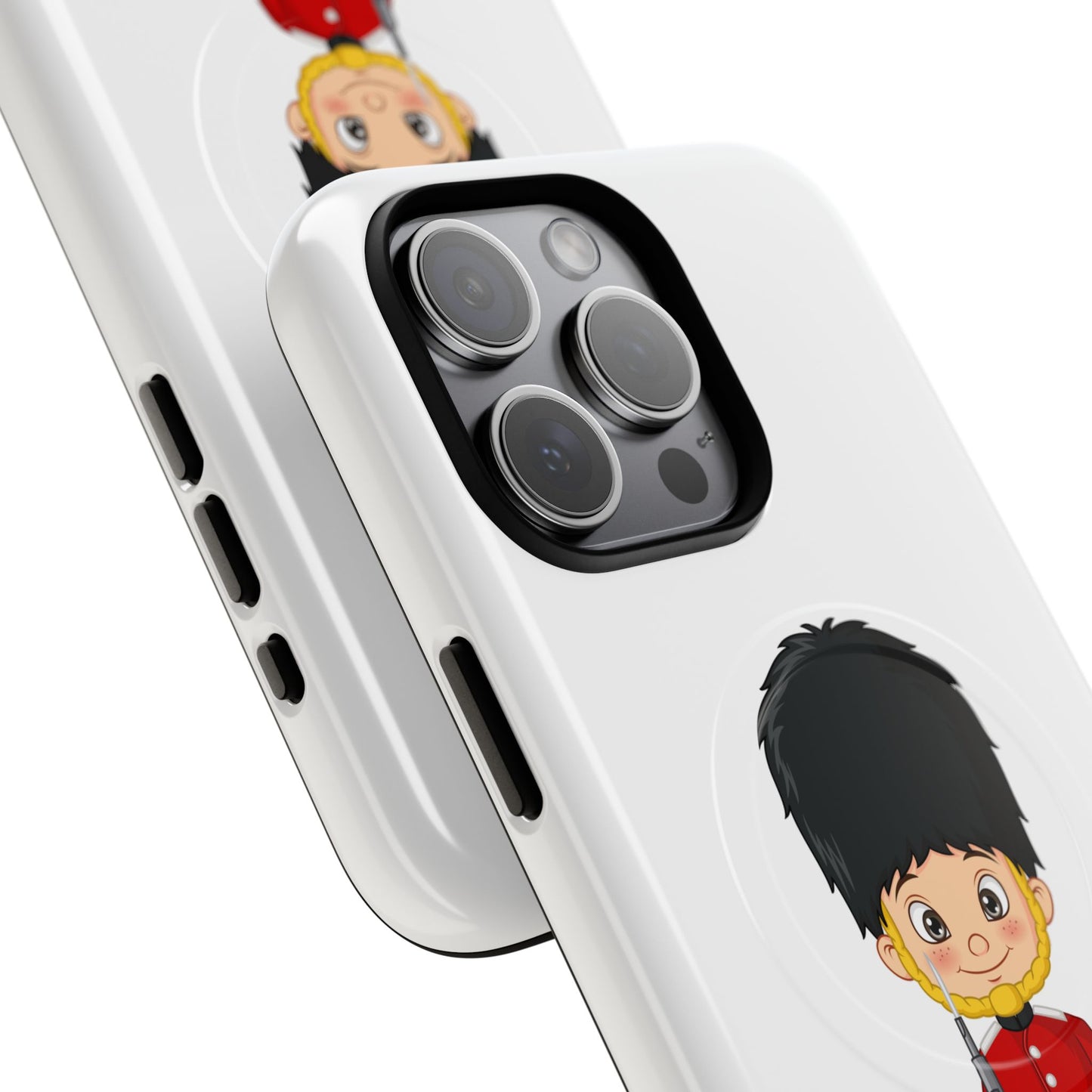Cute Royal Guard Magnetic Phone Case, Kid's Phone Cover, Tough Magnetic Cases, Unique Gift for Kids, Birthday Gift Ideas