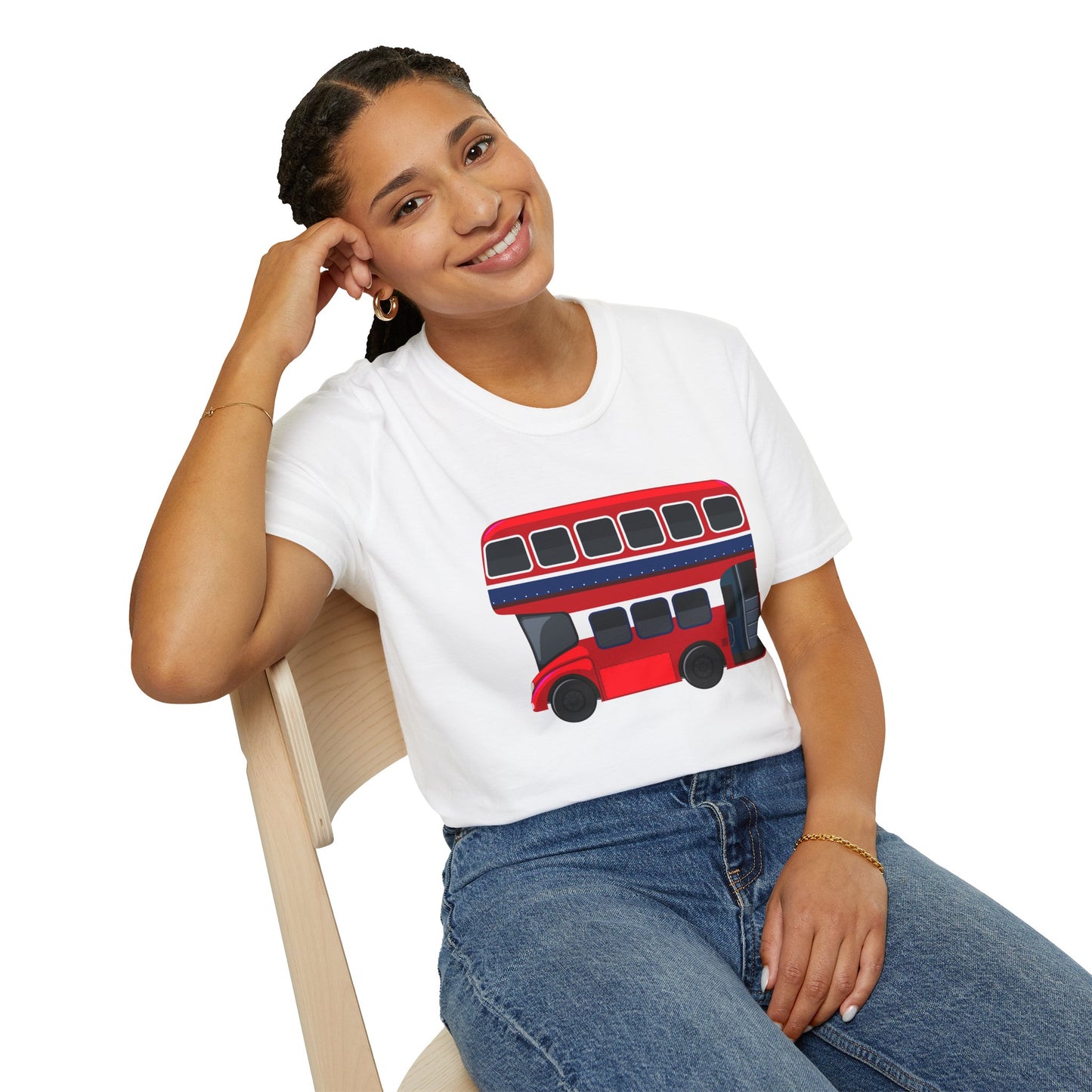 Unisex Softstyle T-Shirt - London Transport English Bus