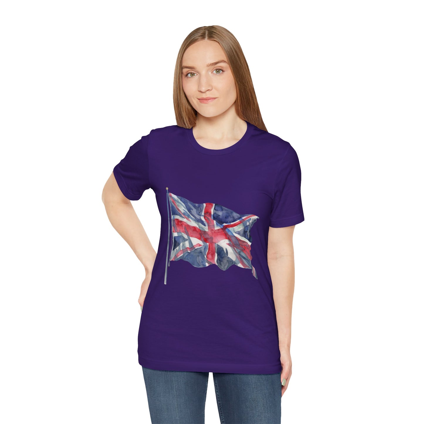 Unisex Jersey Short Sleeve Tee - British Flag - Iconic Union Jack Design
