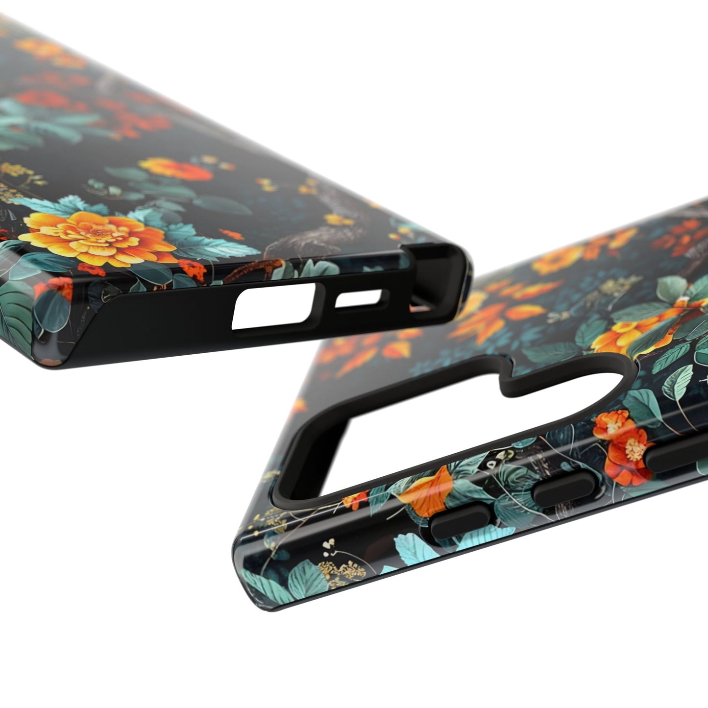 Floral Phone Case | Tough Cases, Protective Cover, Gift for Her, Autumn Vibes, Floral Phone Accessory, Unique Design