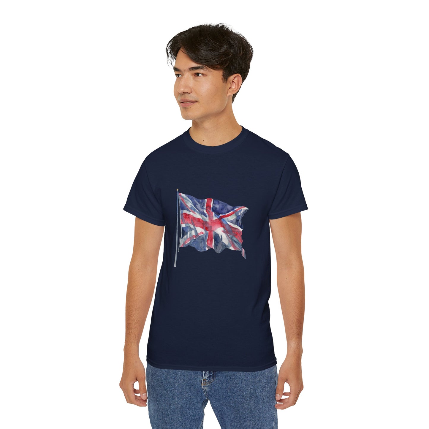 Unisex Ultra Cotton Tee - Iconic British Flag