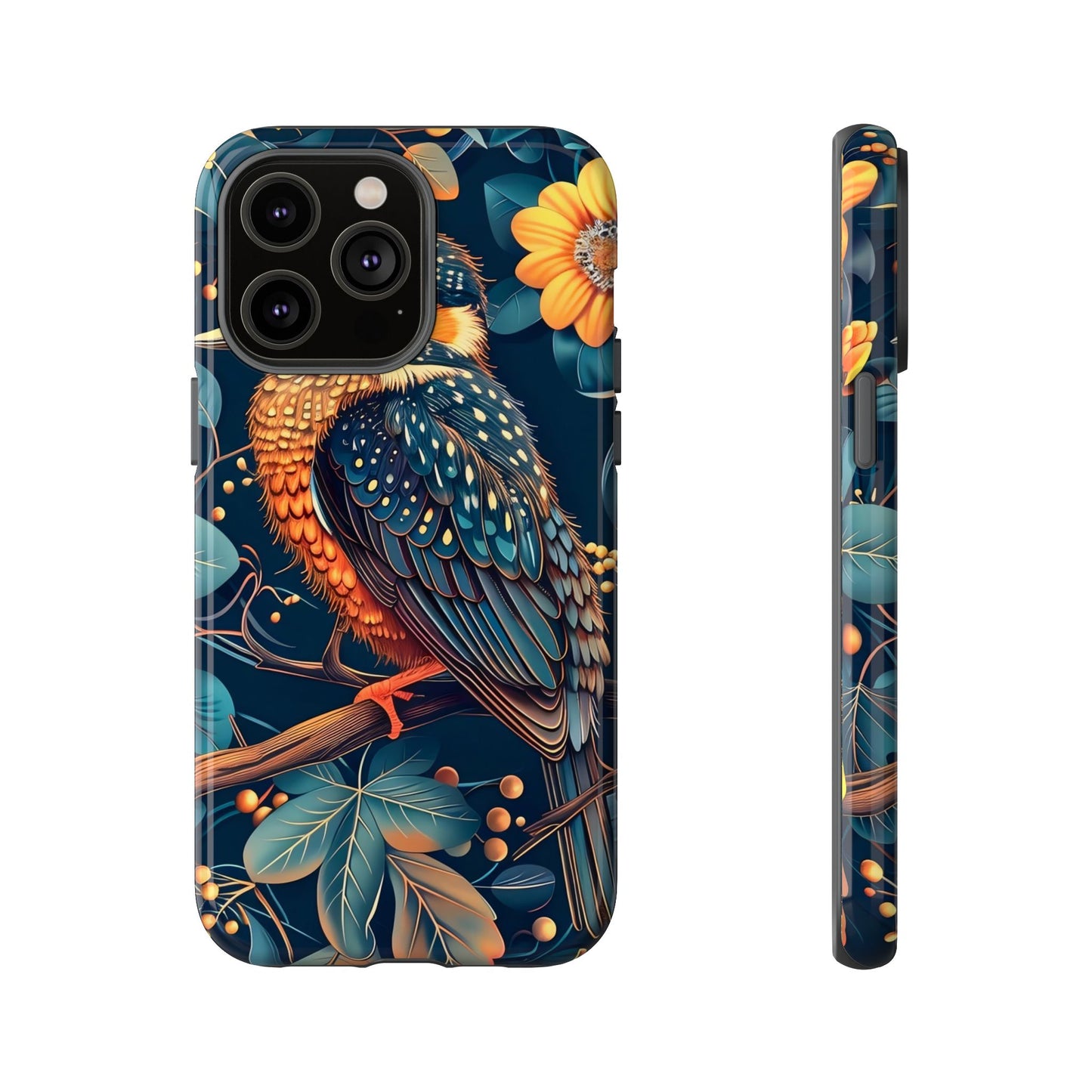 Nature-Inspired Phone Case | Artistic Bird Design | Tough Cases for Nature Lovers, Unique Gift, Eco-Friendly, Wildlife Decor