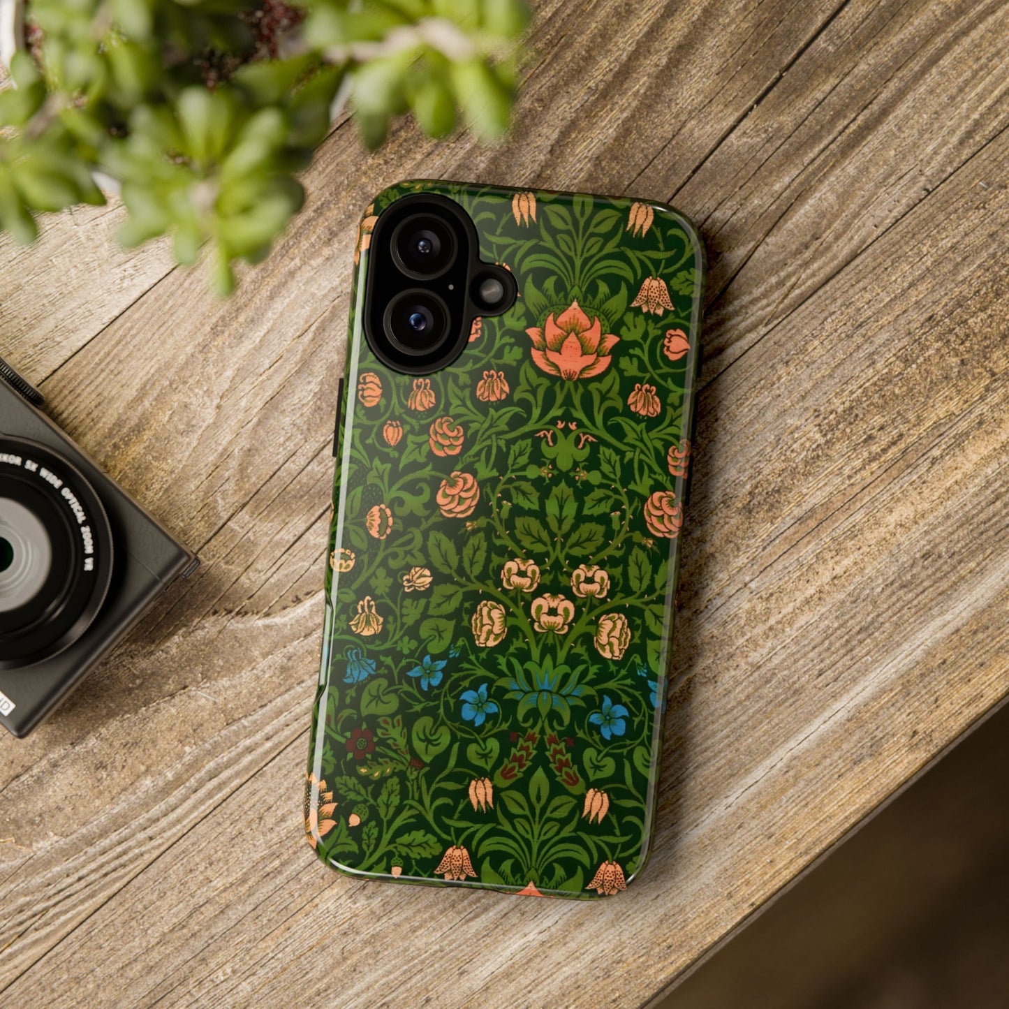 Crimson Leaf Whirl – Phone Case - Tough Cases