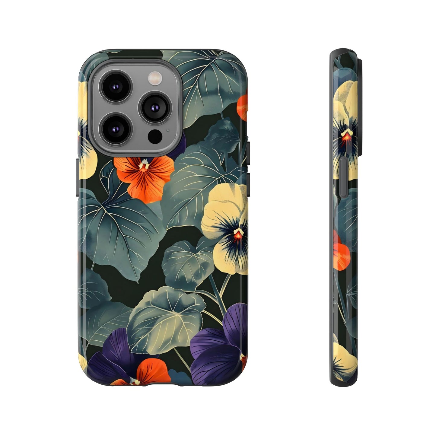 Tough Cases Floral iPhone Case, Tough Phone Cover, Stylish Floral Design, Gift for Her, Summer Vibe, Durable Protective Case
