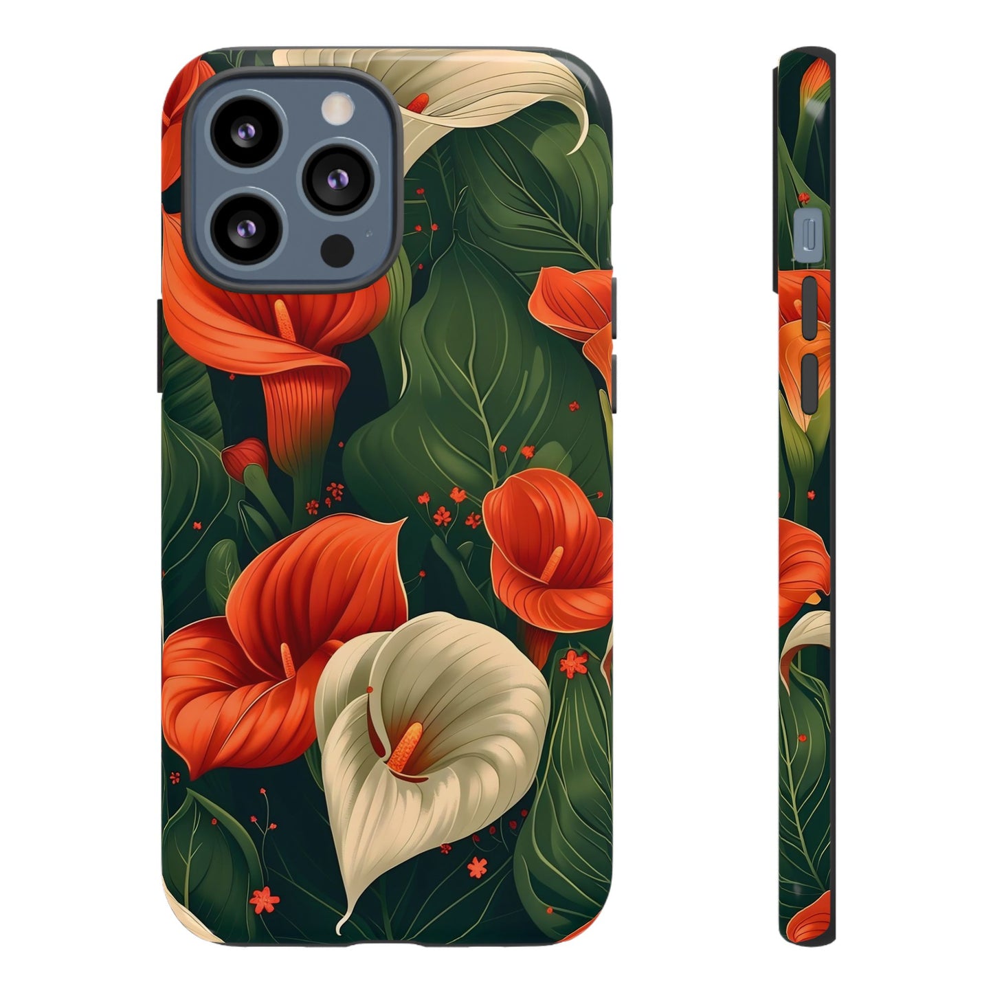 Floral Phone Case, Tough Cases for Stylish Protection, Gift for Her, Nature Lovers, Phone Accessories, Trendy Tech