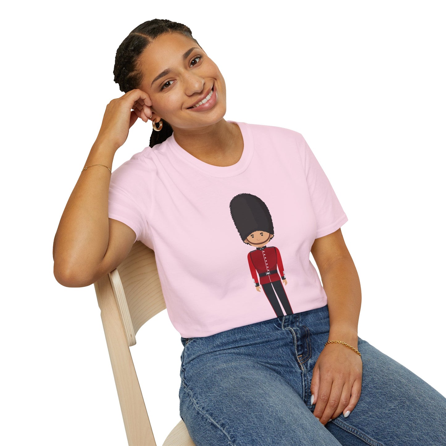 Unisex Softstyle T-Shirt - The Scarlet Guard - Iconic British Soldier