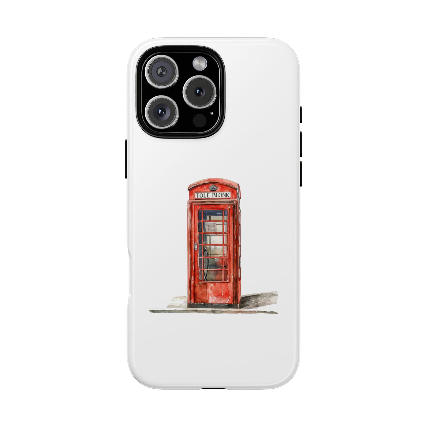 London Phone Booth Tough Case for Smartphones - Stylish Protection with a Unique Design