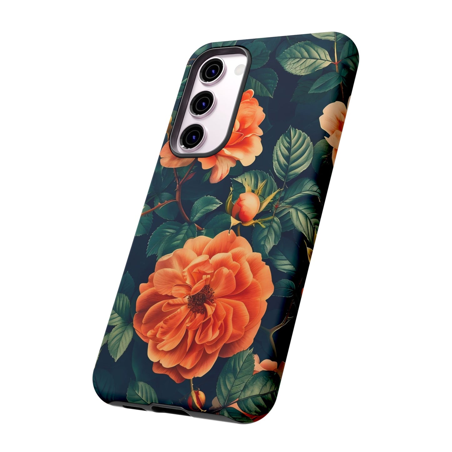 Floral Phone Case, Tough Cases for Nature Lovers, Botanical Design, Phone Protection, Gift for Her, Trending Floral Accessories