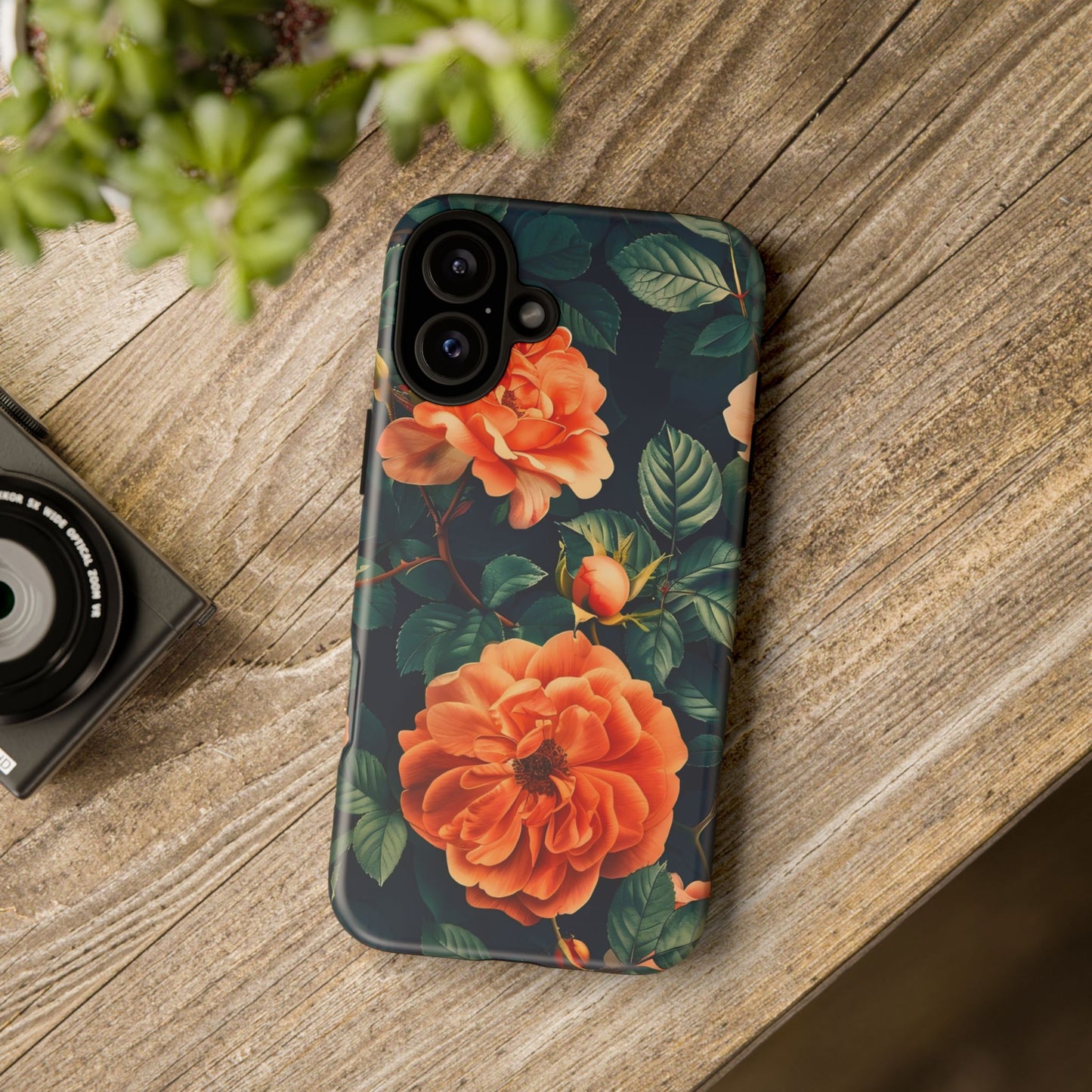 Floral Phone Case, Tough Cases for Nature Lovers, Botanical Design, Phone Protection, Gift for Her, Trending Floral Accessories