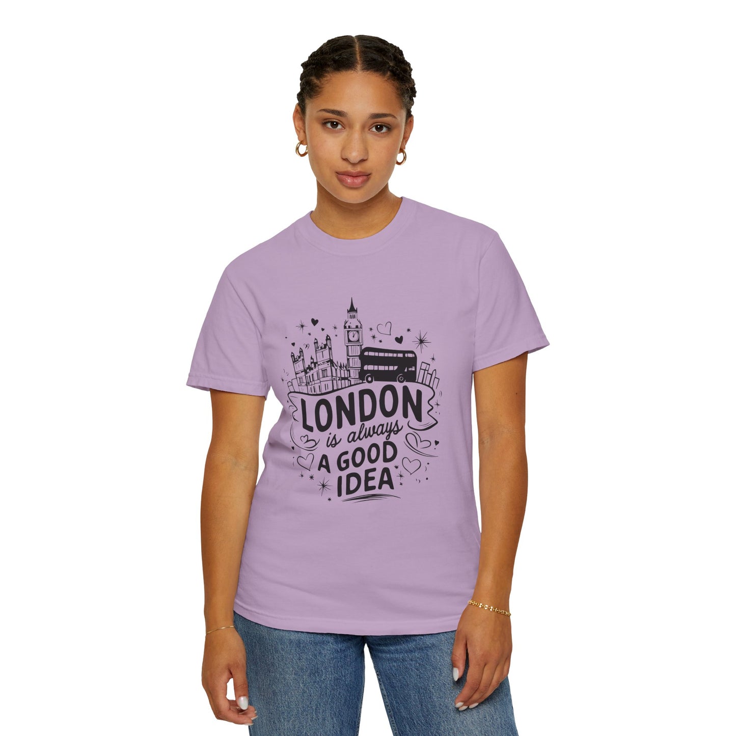 Unisex Garment-Dyed T-shirt - London is Always a good idea