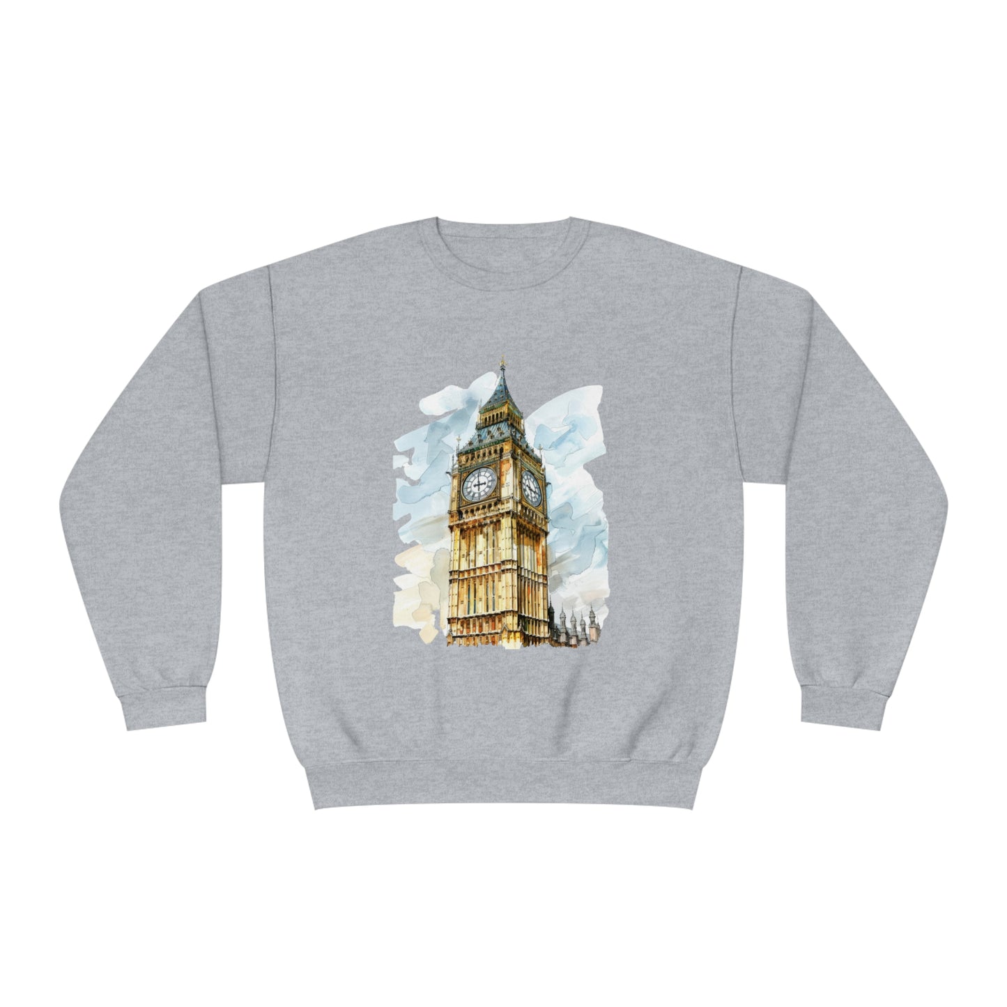 Unisex NuBlend® Crewneck Sweatshirt - Iconic Big Ben Clock Tower