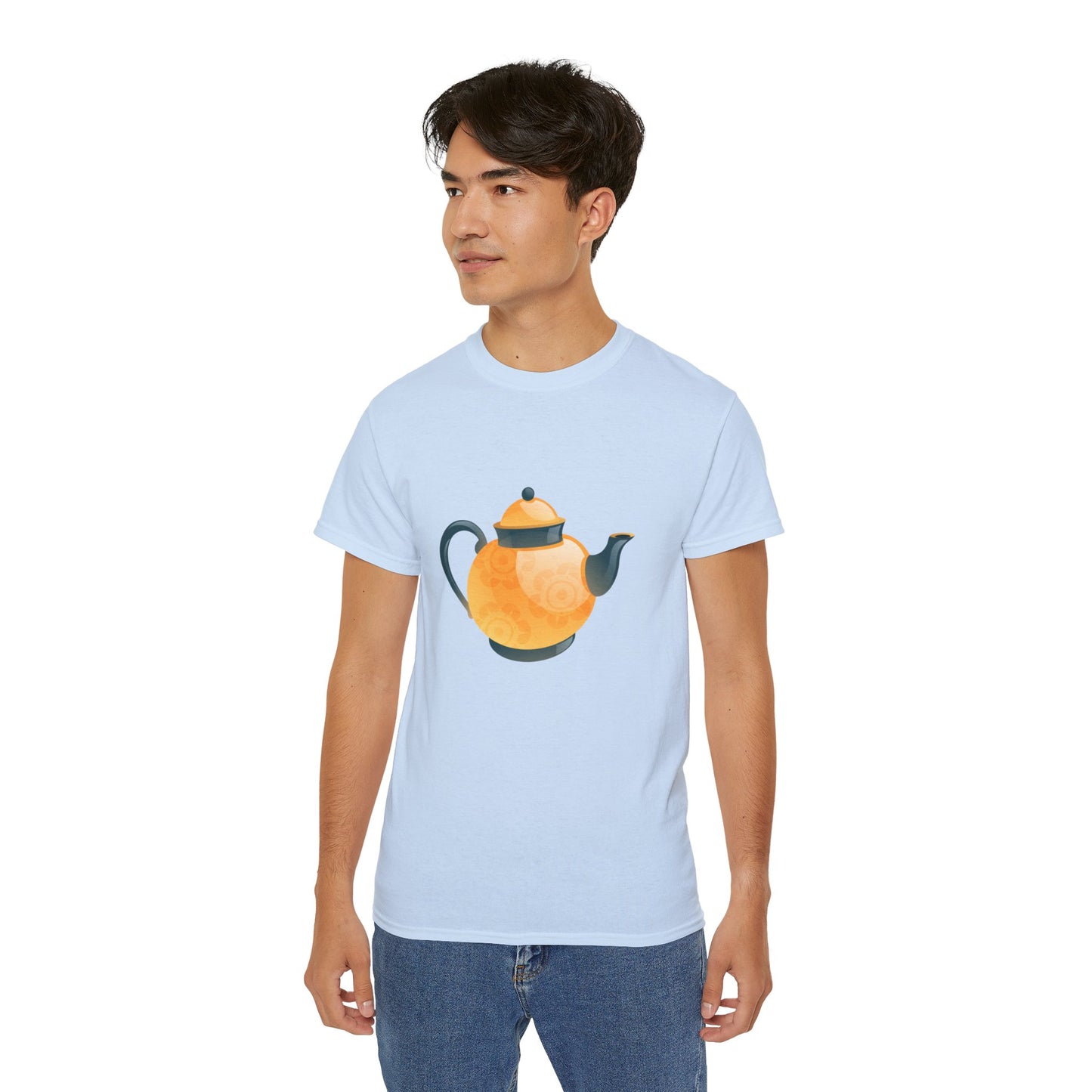 Unisex Ultra Cotton Tee - Breathable Classic British Tea Kettle