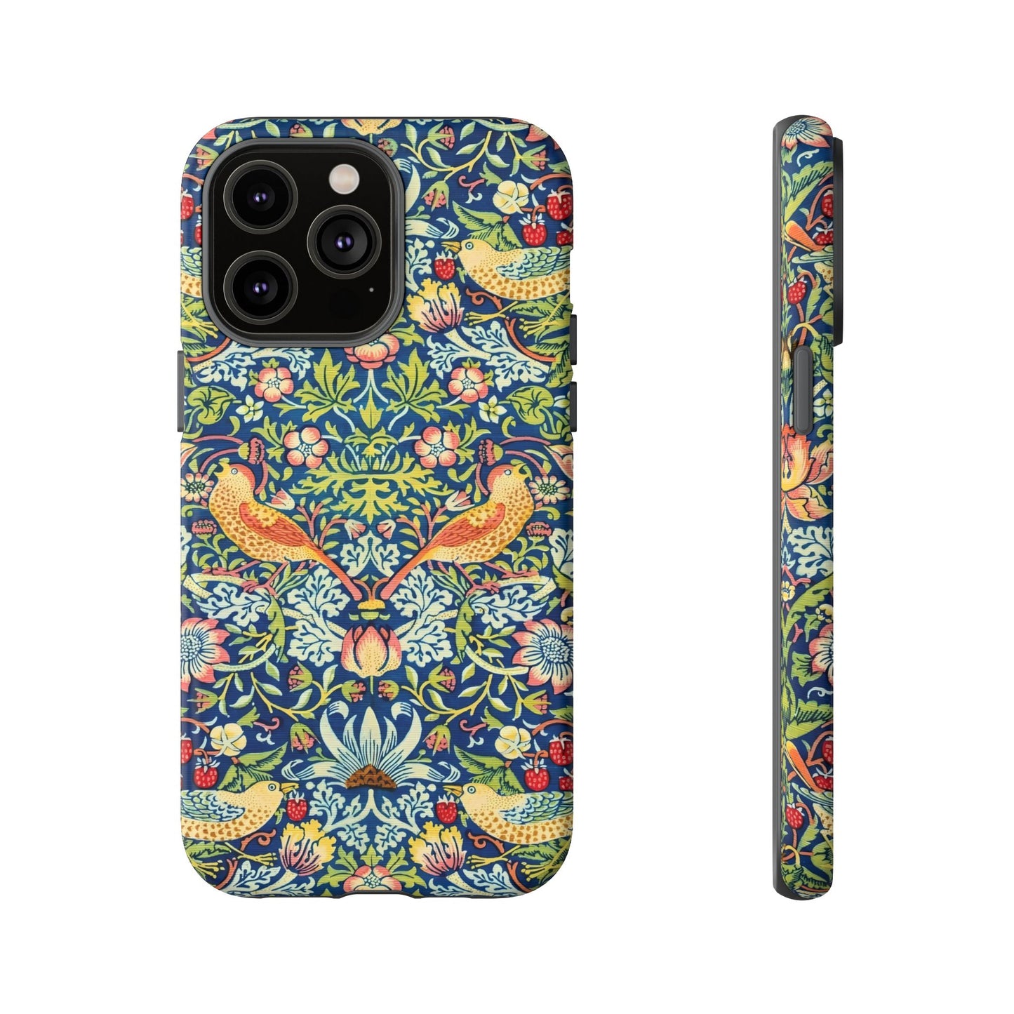 Floral Phone Case | Tough Cases, Stylish Protection, Unique Gift, Eco-Friendly, Floral Pattern, Bird Design