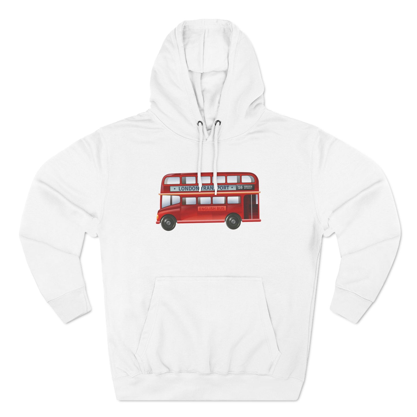 Vintage Car Trendy Three-Panel Fleece Hoodie