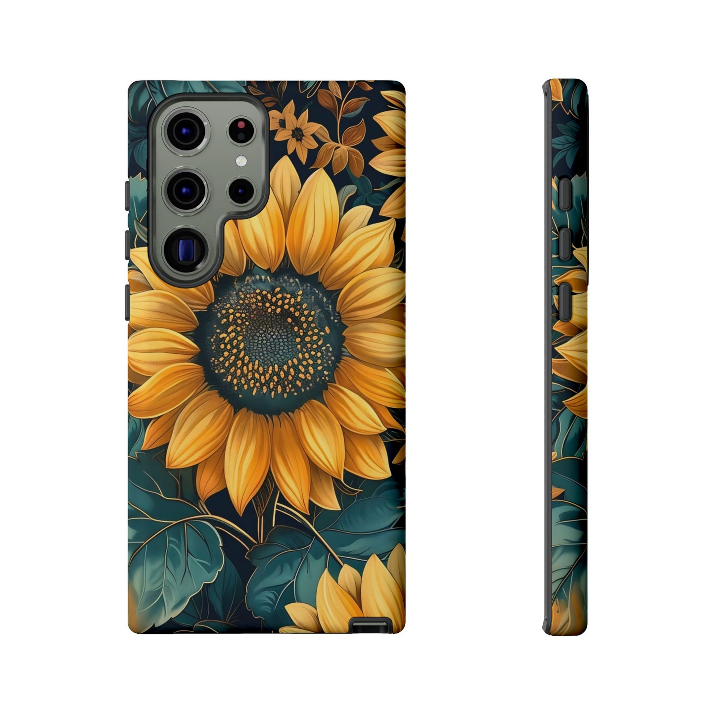 Sunflower Phone Case - Bright Floral Design, Stylish Tough Cover for Sunflower Lovers, Gift for Plant Enthusiasts, Mom Gift, Nature Lovers
