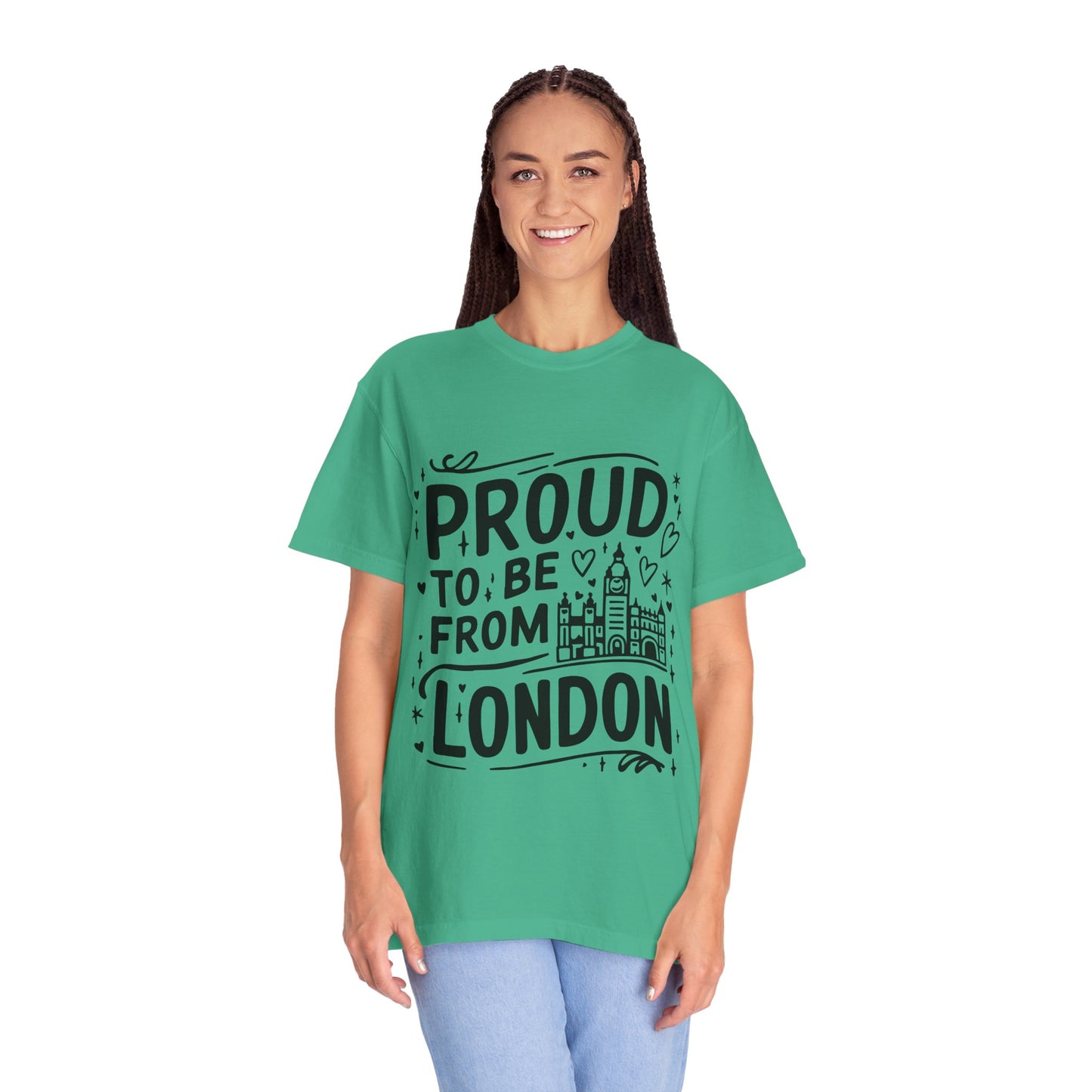 Unisex Garment-Dyed T-shirt - Proud to be from London