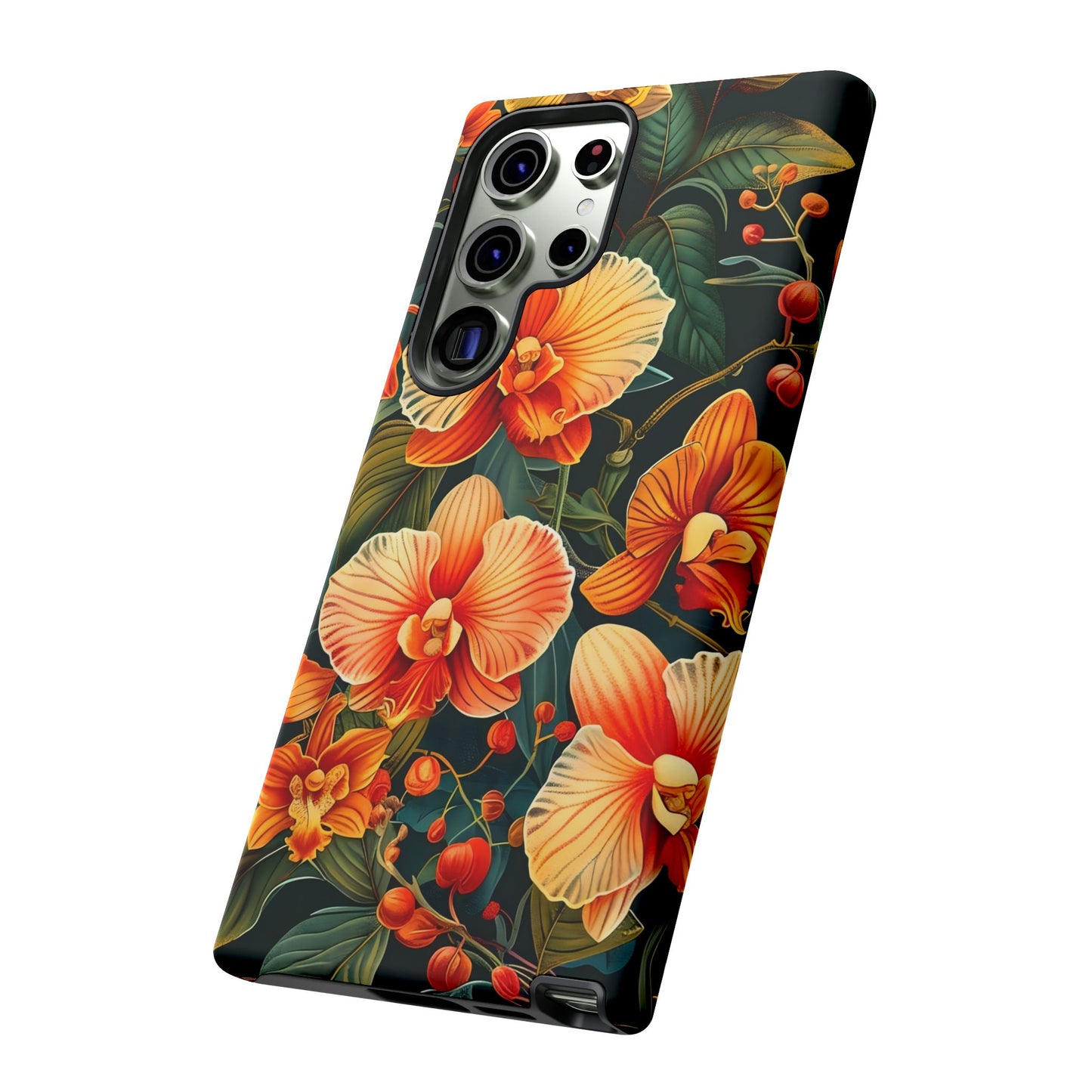 Floral Phone Case - Tough Cases, Protective Cover, Gift for Her, Smartphone Accessory, Floral Design, Nature-Inspired