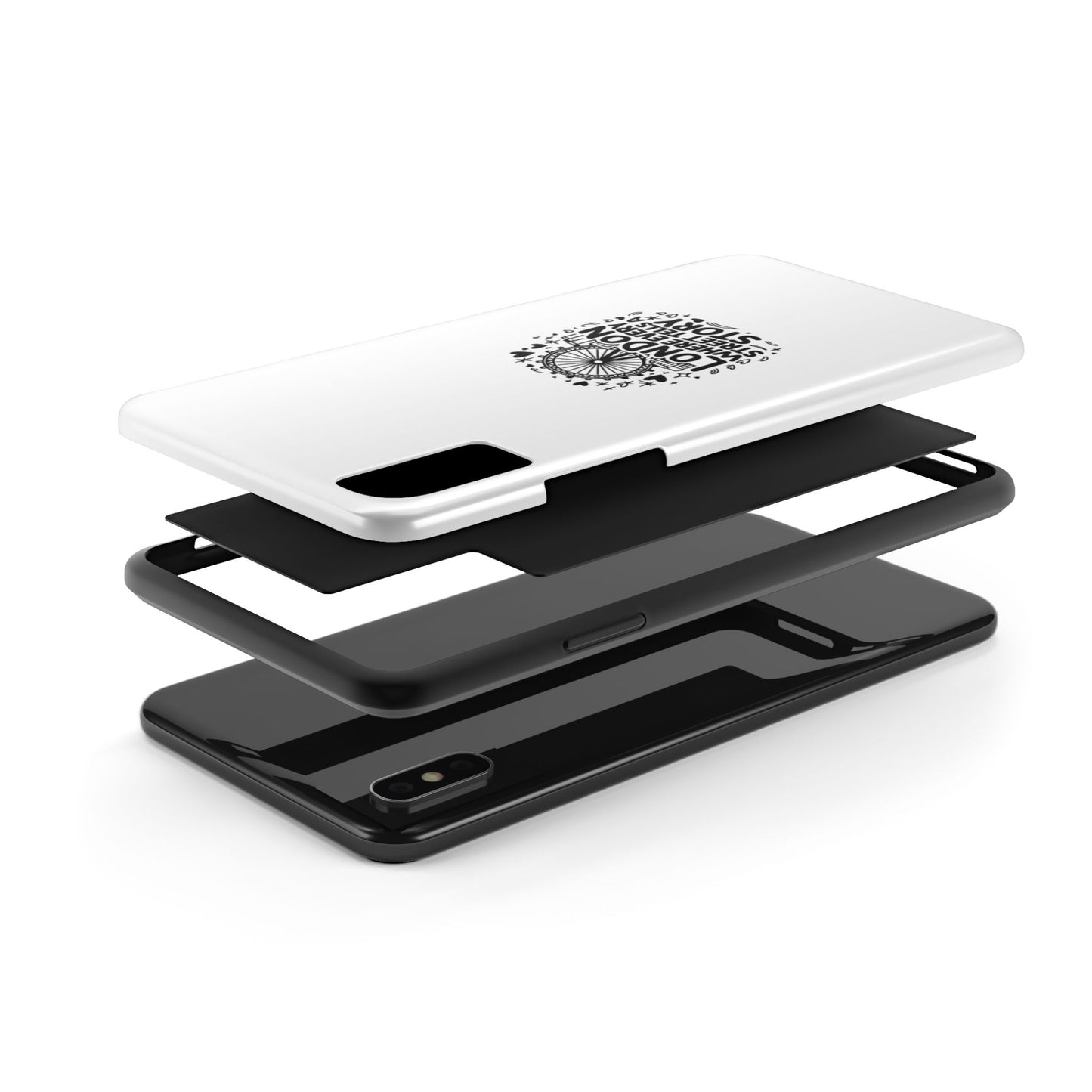 Tough Phone Case - London Street Story Design