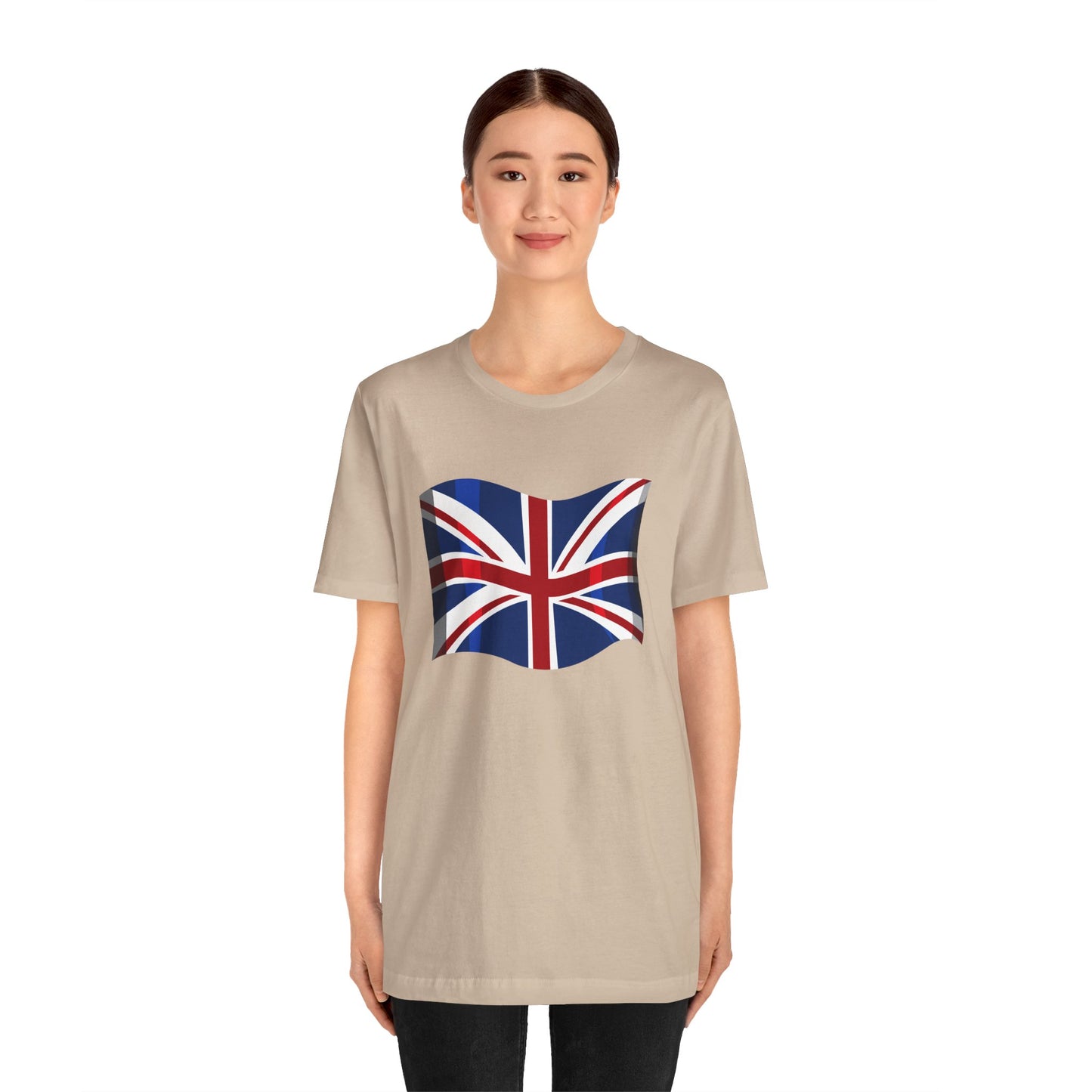Unisex Jersey Short Sleeve Tee - Classic UK Flag Design - Union Jack Symbol