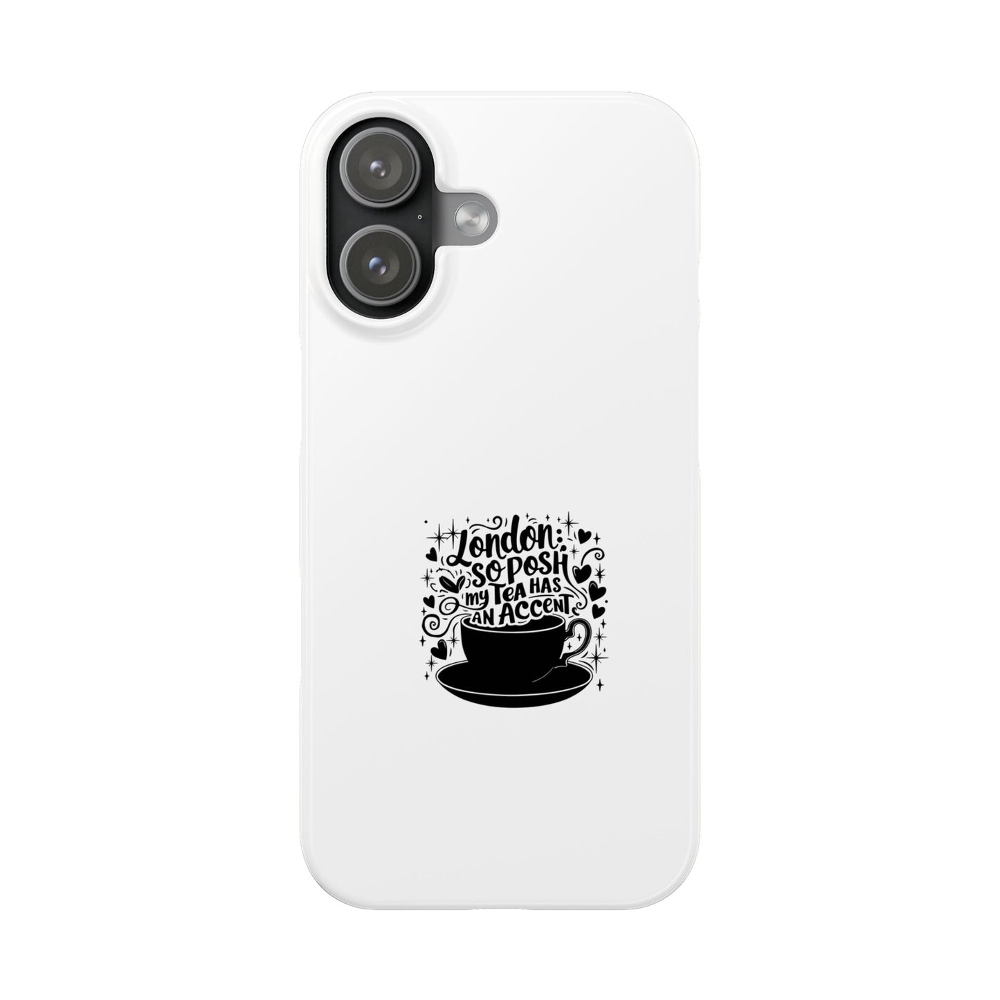 Coffee Lover Slim Phone Cases, Custom Smartphone Cover, Gifts for Coffee Enthusiasts, Unique Accessories, Birthday Gift Idea