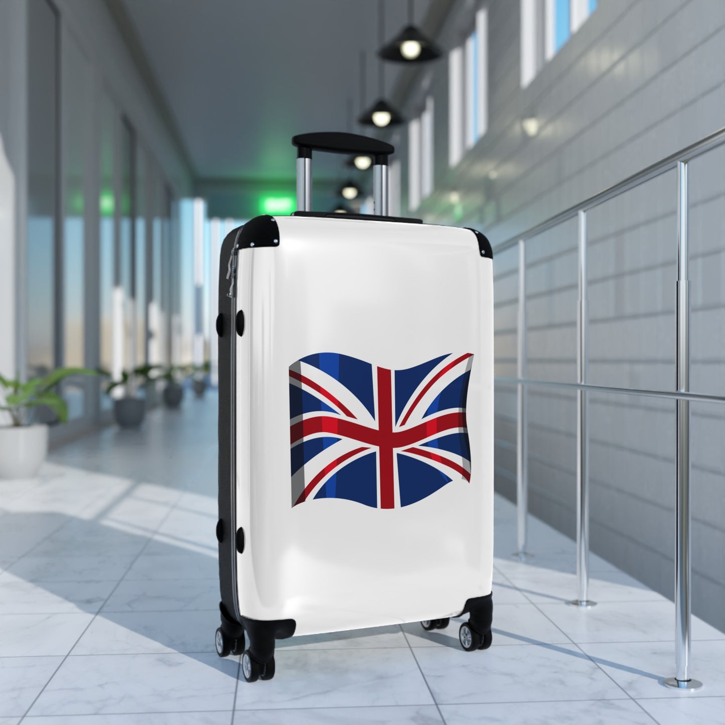 Waving Union Jack Flag - Suitcase
