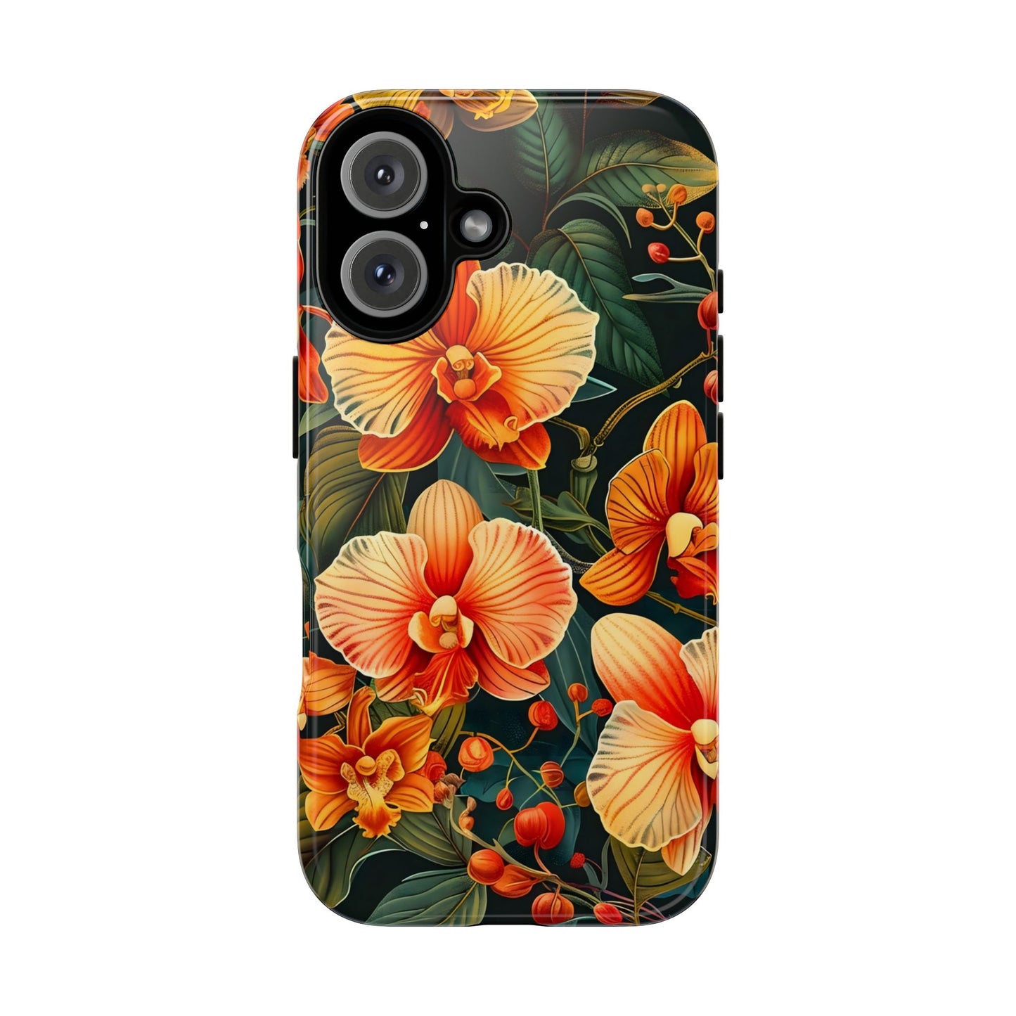 Floral Phone Case - Tough Cases, Protective Cover, Gift for Her, Smartphone Accessory, Floral Design, Nature-Inspired