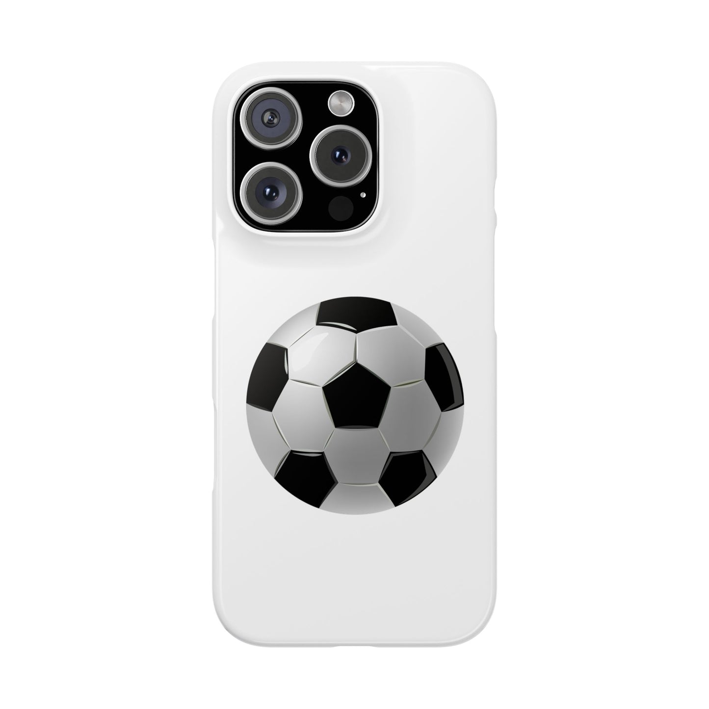 Soccer Ball Slim Phone Cases - Perfect for Sports Lovers, Gift for Athletes, Birthday Present, Stylish Accessories, Phone Protection