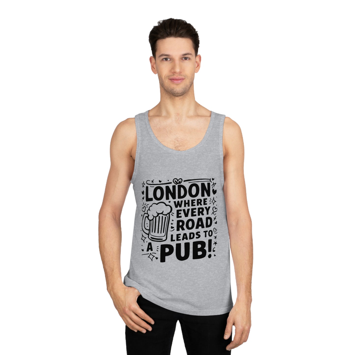 Unisex Softstyle™ Tank Top - London's Pub Leading Road