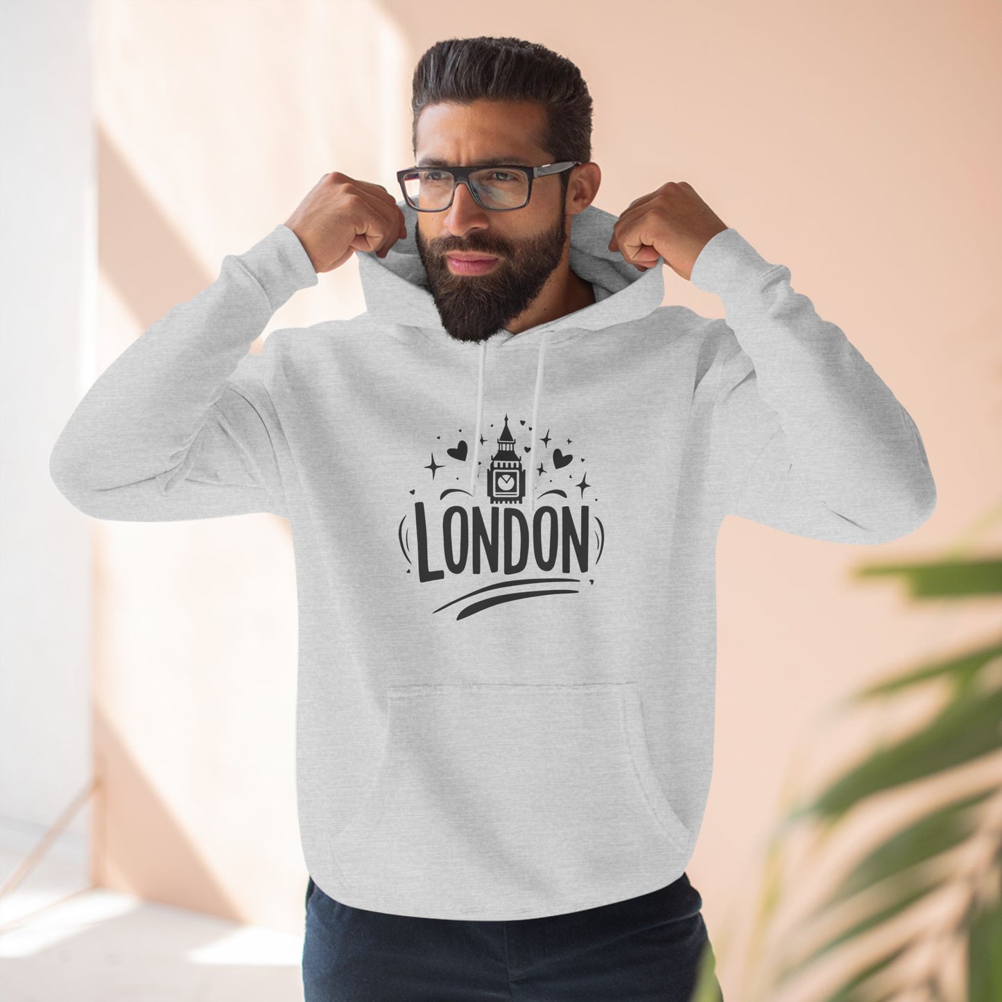 Cool London Cozy Three-Panel Fleece Hoodie