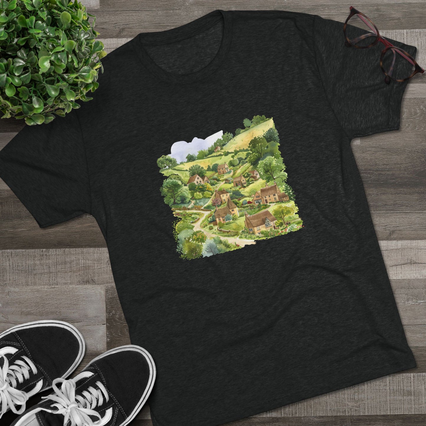 Unisex Tri-Blend Crew Tee - British Nature and Tradition
