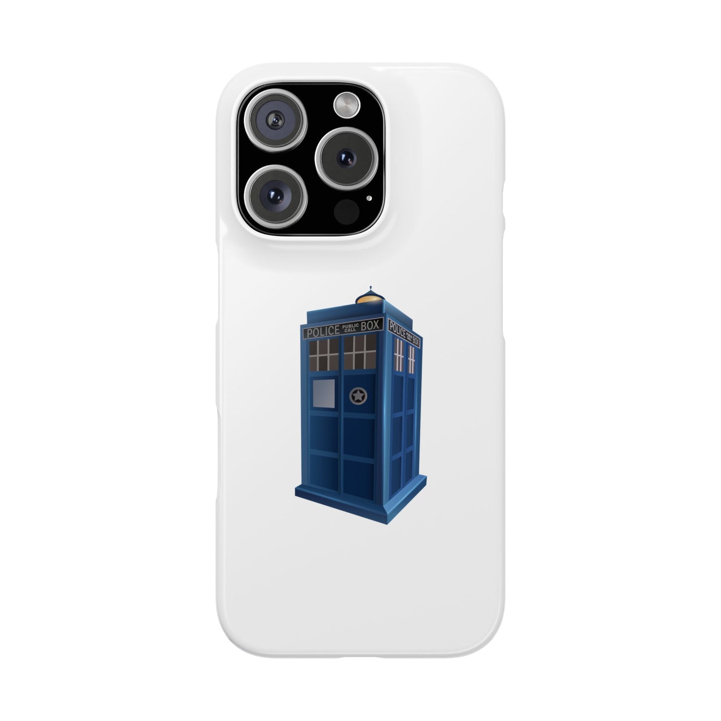 Doctor Who TARDIS Slim Phone Cases, Sci-Fi Phone Covers, Whovian Gifts, Geeky Accessories, Birthday Presents, Fun Tech Gear