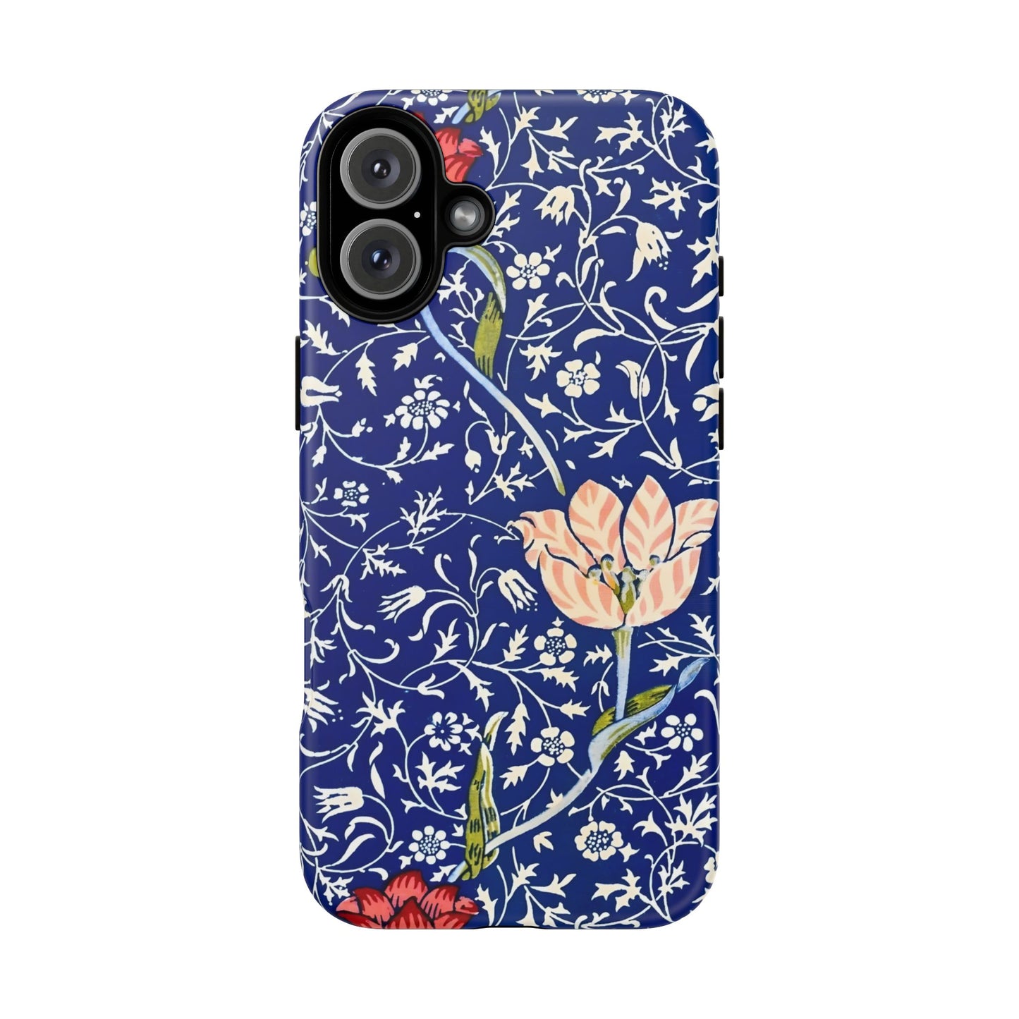 Floral Phone Case, Unique Tough Phone Cover, Gift for Her, Spring Decor, Durable Protective Case, Elegant Floral Design