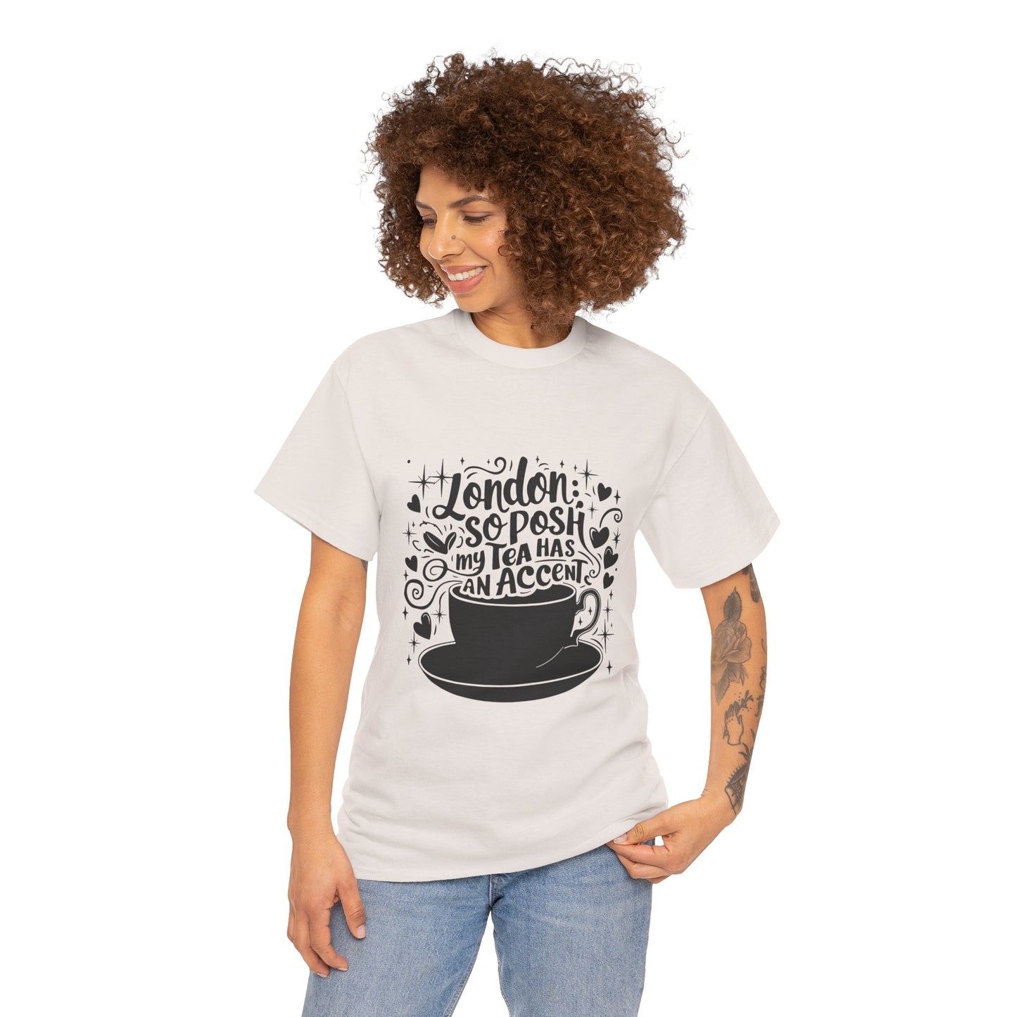 Unisex Heavy Cotton Tee - London's Nostalgic Tea