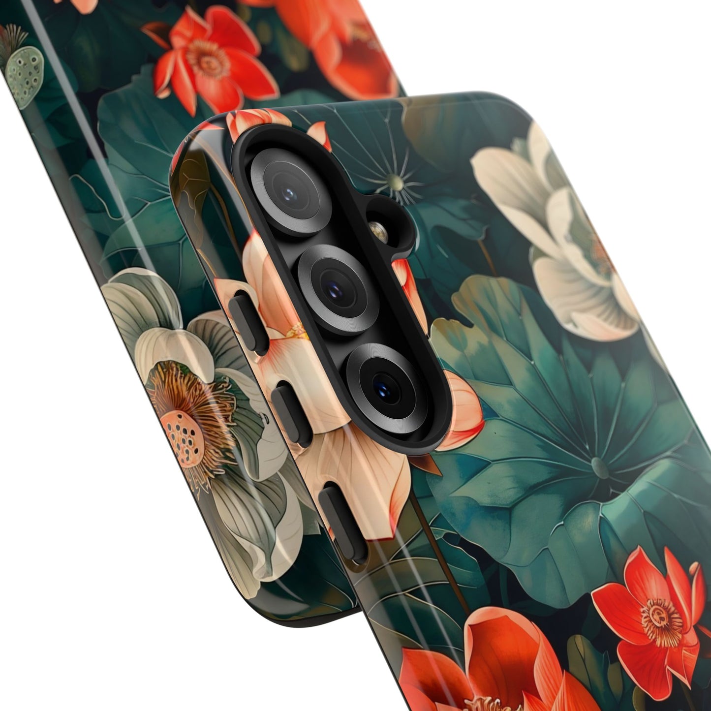 Flower Phone Case, Floral Phone Cover, Tough Case for Floral Lovers, Gift for Her, Stylish Tech Accessories