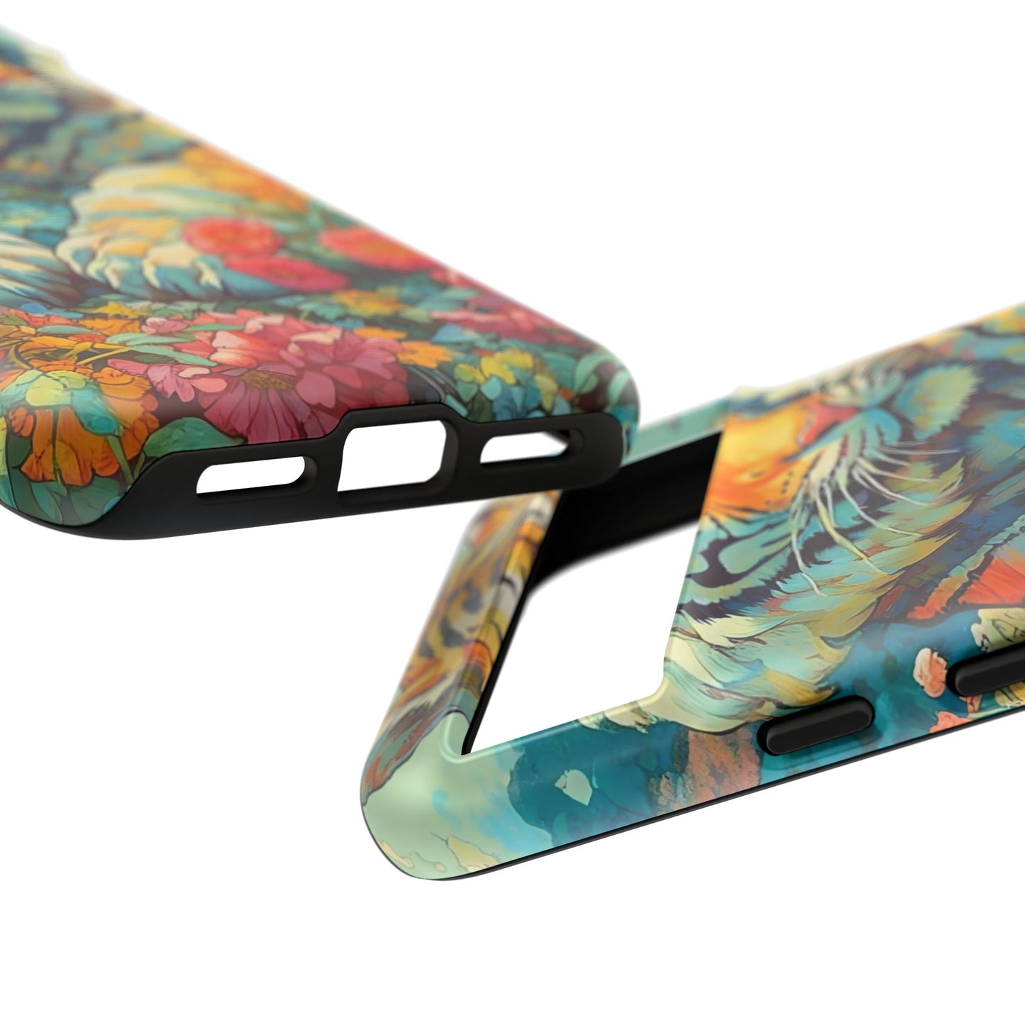 Tiger Jungle Phone Case, Colorful Tough Cases, Animal Lover Gift, Nature Phone Cover, Wildlife Decor, Birthday Present