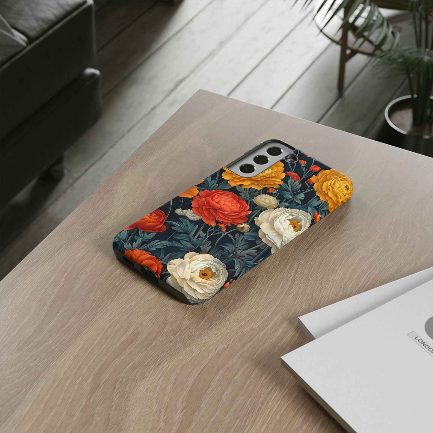 Floral Tough Case for Phones | Durable Floral Phone Cover, Boho Chic, Unique Gift for Her, Phone Protection, Flower Design