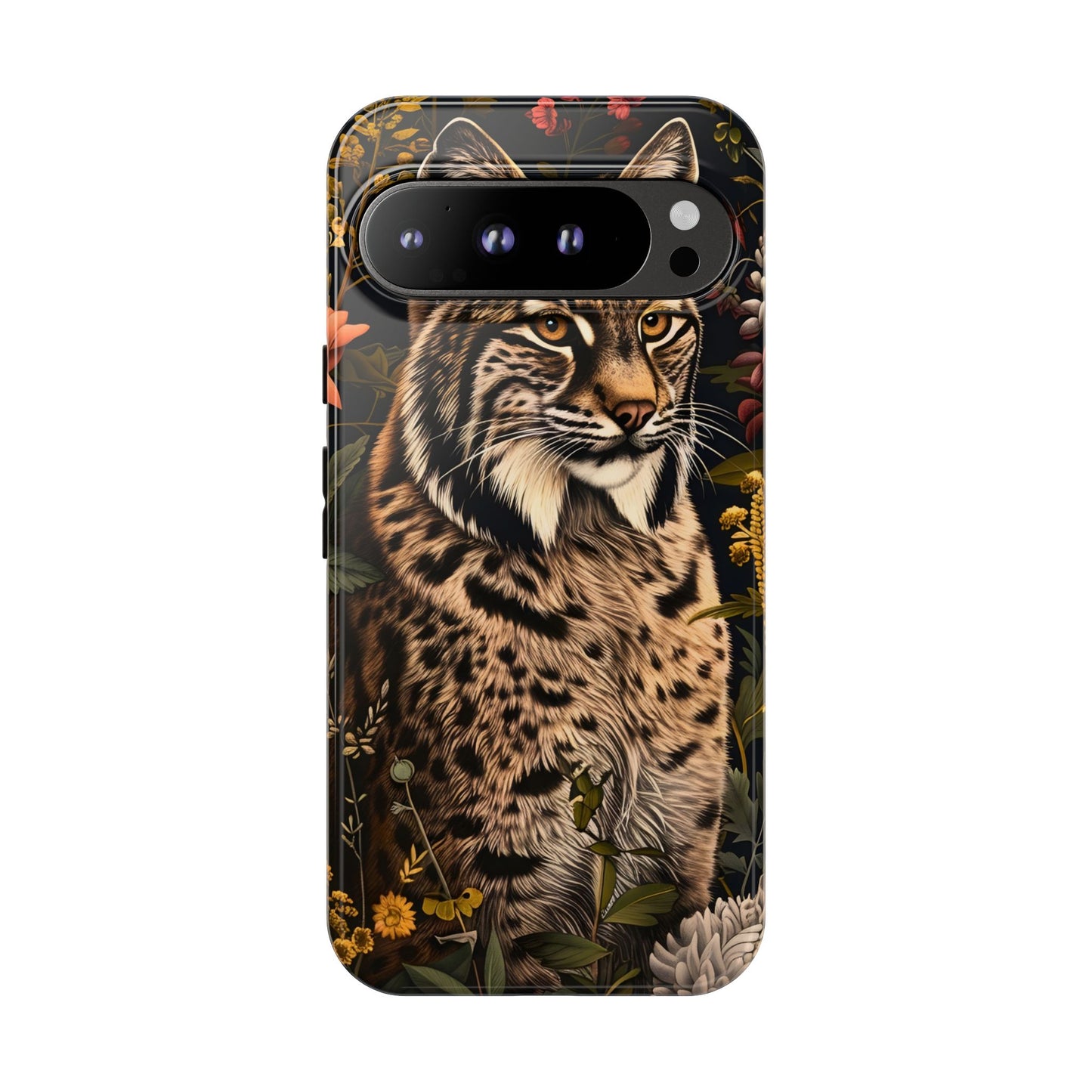 Wildlife Phone Case with Lynx Design, Tough Cases, Animal Lovers Gift, Nature Inspired Accessories, Unique Tech Protection