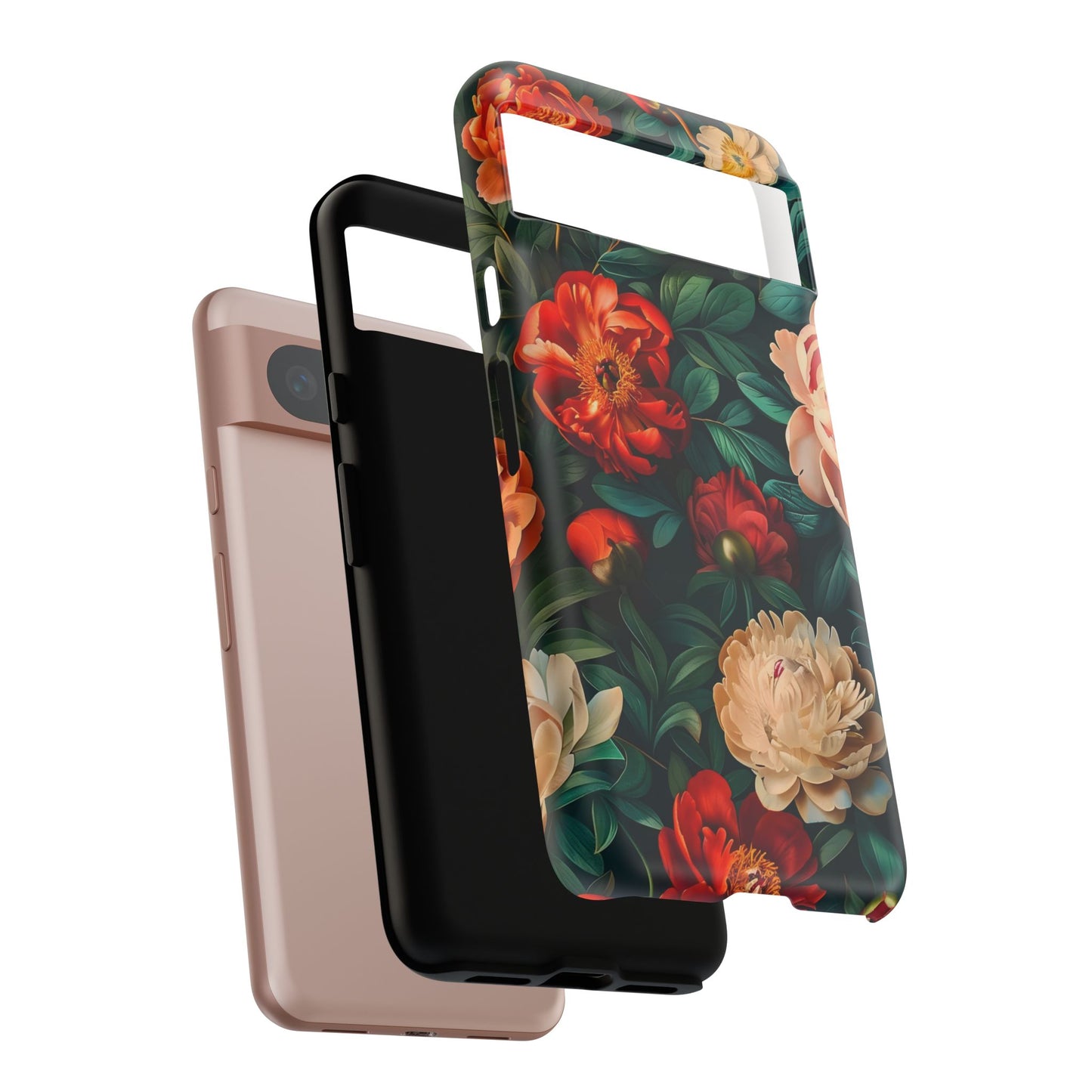 Floral Phone Case - Tough Cases, Vibrant Protection, Gift for Her, Cute Floral Design, Trendy Accessory, Perfect for Spring