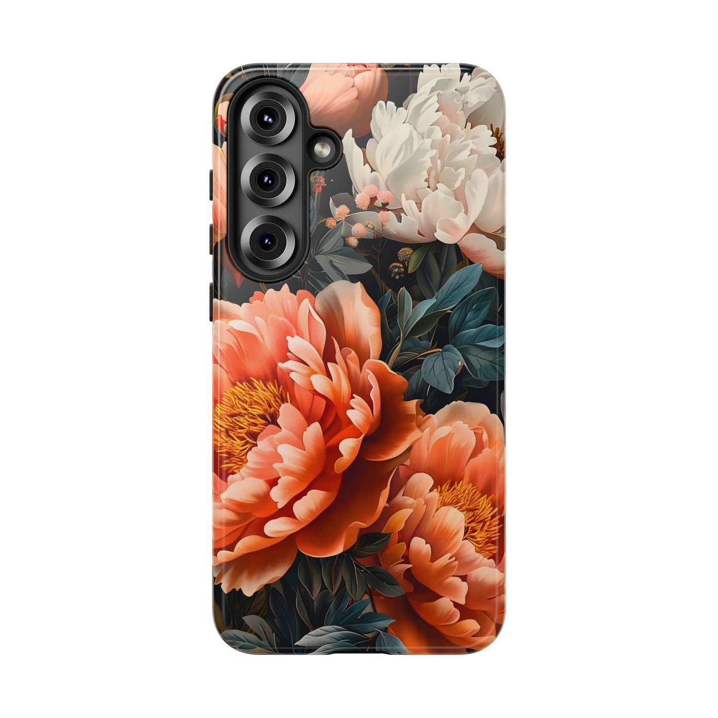 Floral Phone Case - Tough Cases, Durable Cover, Flower Design, Unique Gift, Phone Accessories