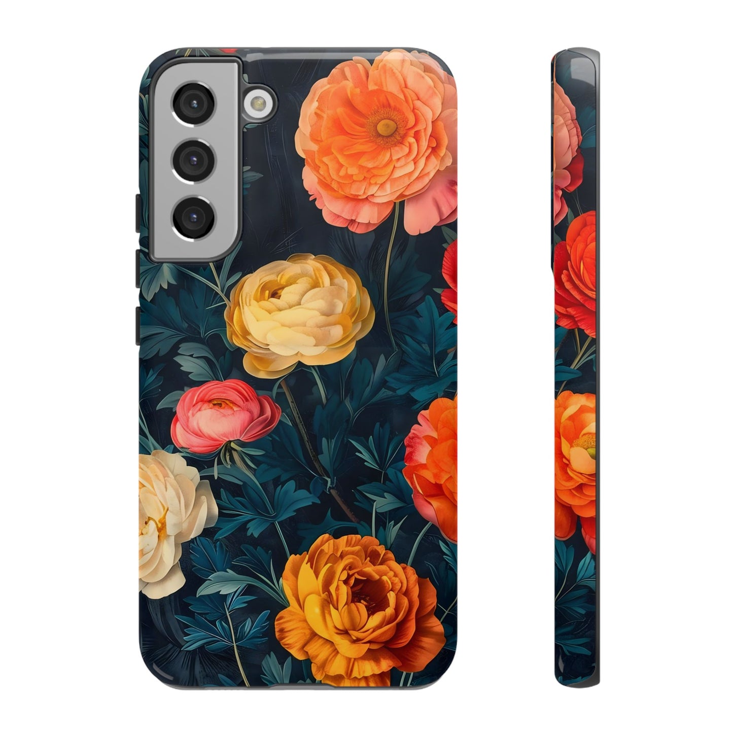 Floral Phone Case - Tough Cases, Stylish Protection, Gift for Flower Lovers, Customizable Cover, Floral Design Mobile Accessory