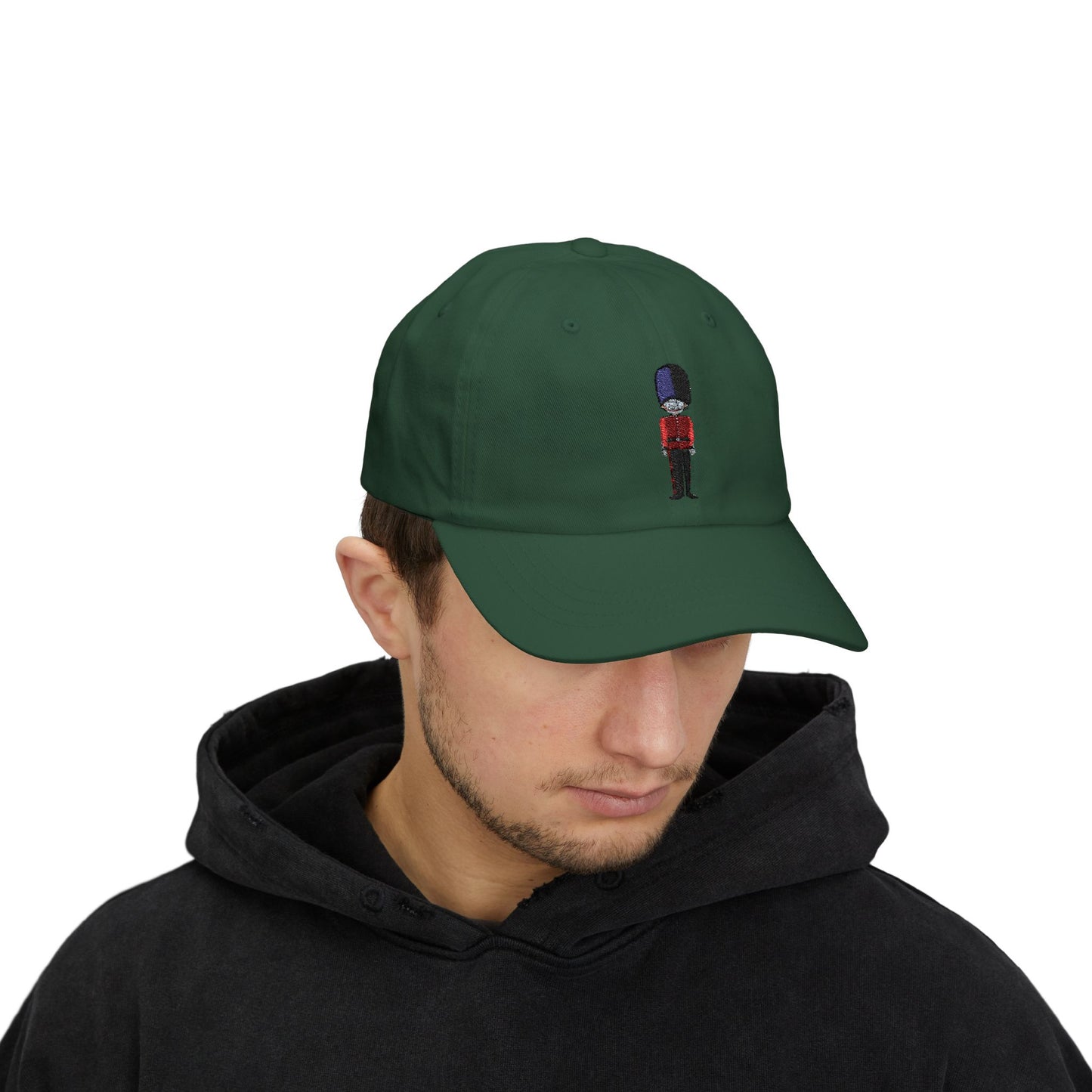 Classic Dad Cap with Guard Design, Dad Hat, Casual Cap, Gift for Dad, Summer Accessory, Birthday Present, Unisex Headwear