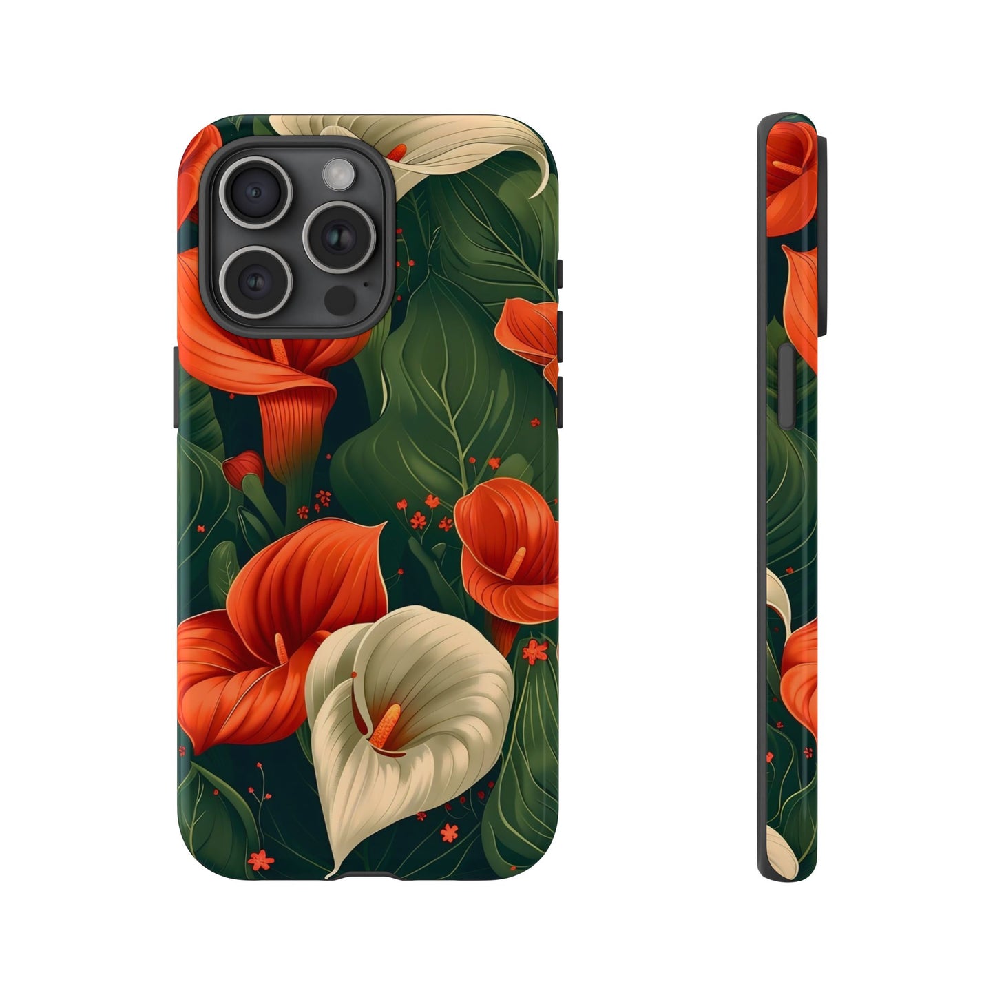 Floral Phone Case, Tough Cases for Stylish Protection, Gift for Her, Nature Lovers, Phone Accessories, Trendy Tech