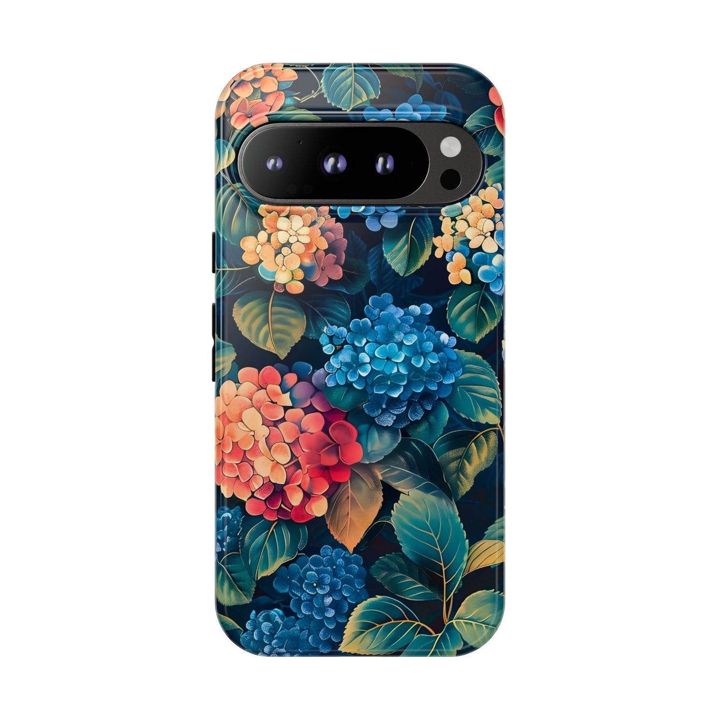 Floral Tough Phone Case, Durable Smartphone Cover, Flower Design, Gift for Her, Stylish Protection